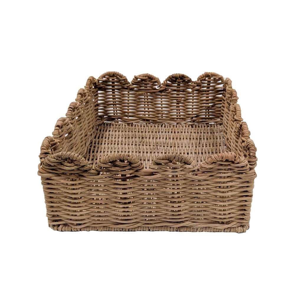Scallop Rattan Tray by Ashland®