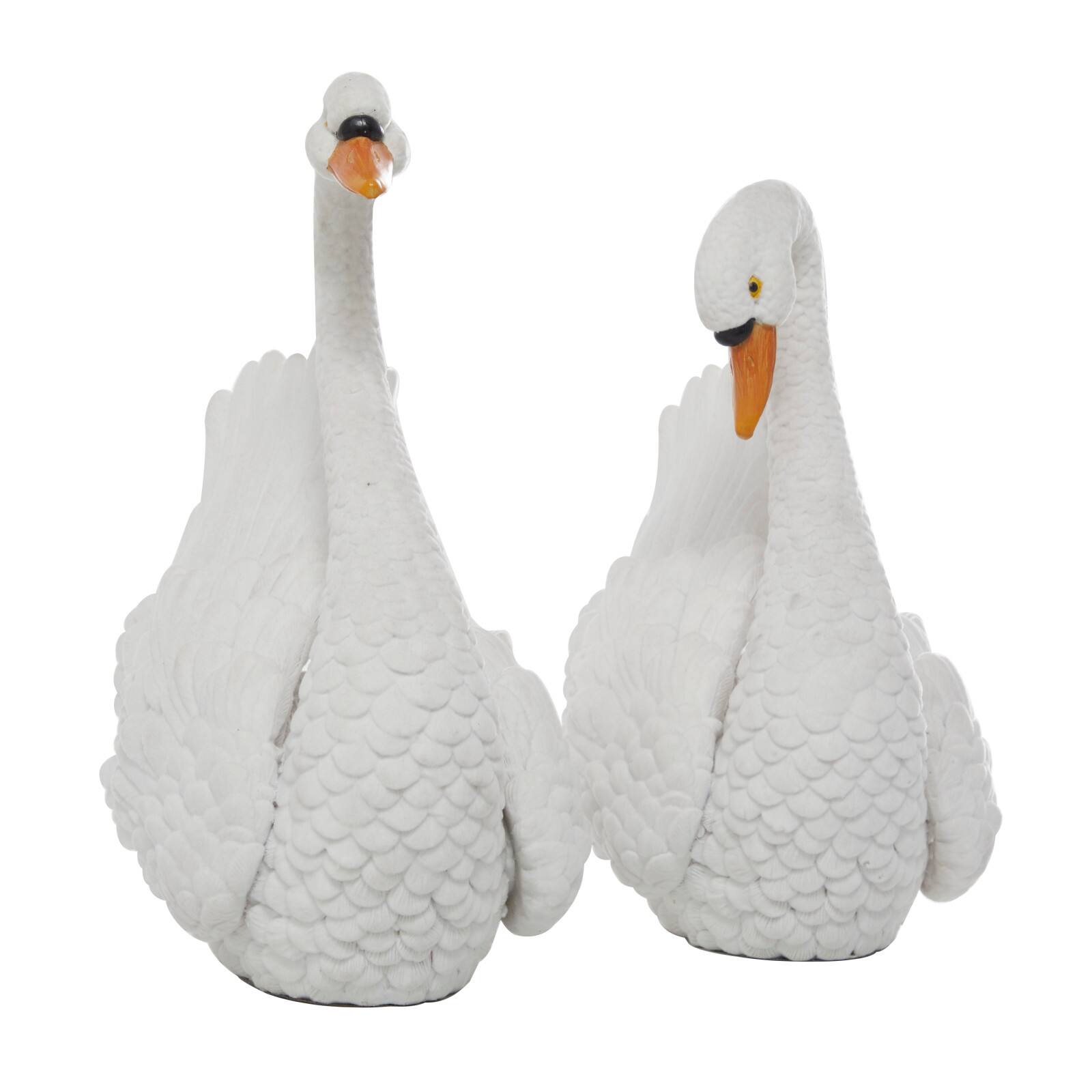 Textured White Swan Tabletop Décor Set | Michaels