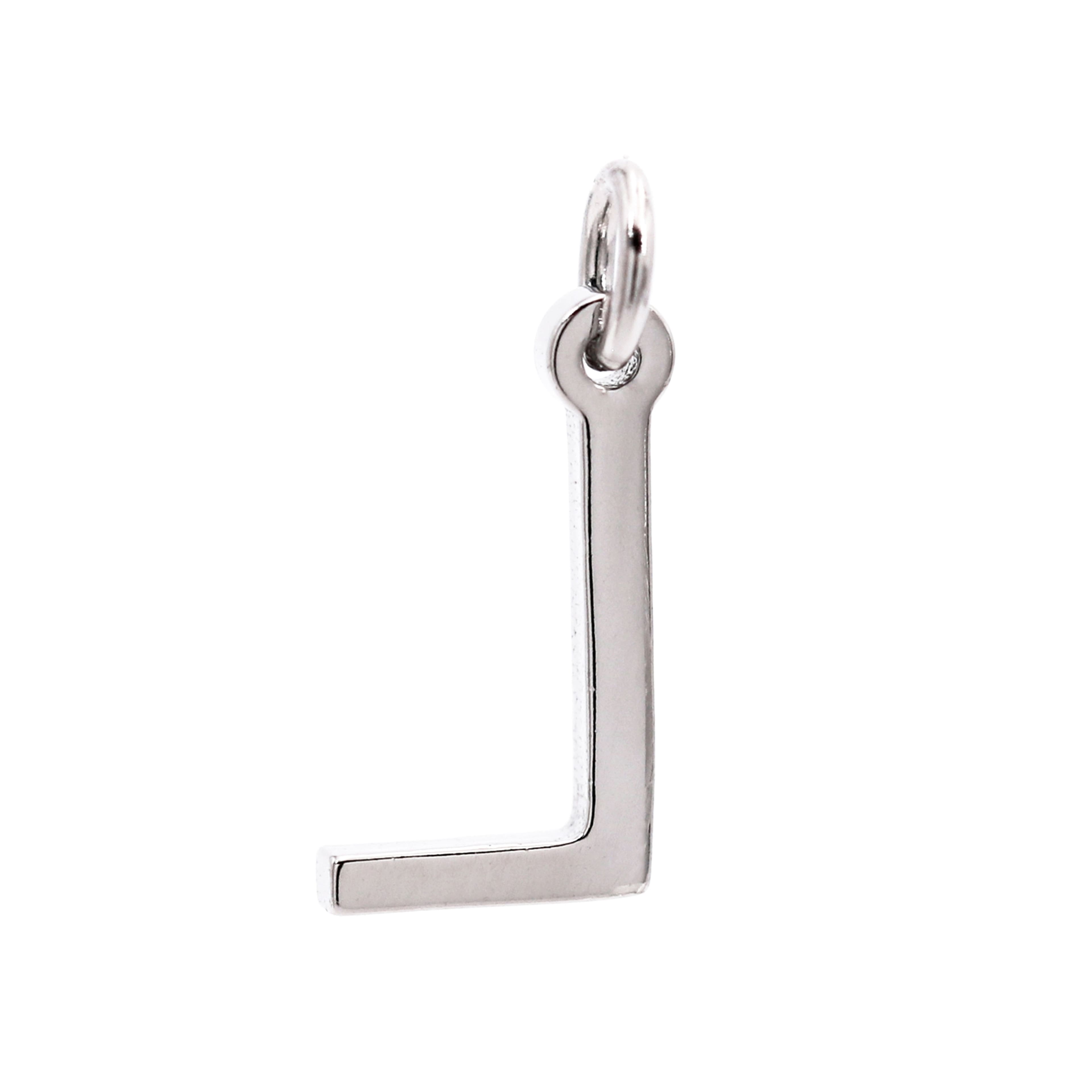 12 Pack: Sterling Silver Alphabet Charm by Bead Landing™