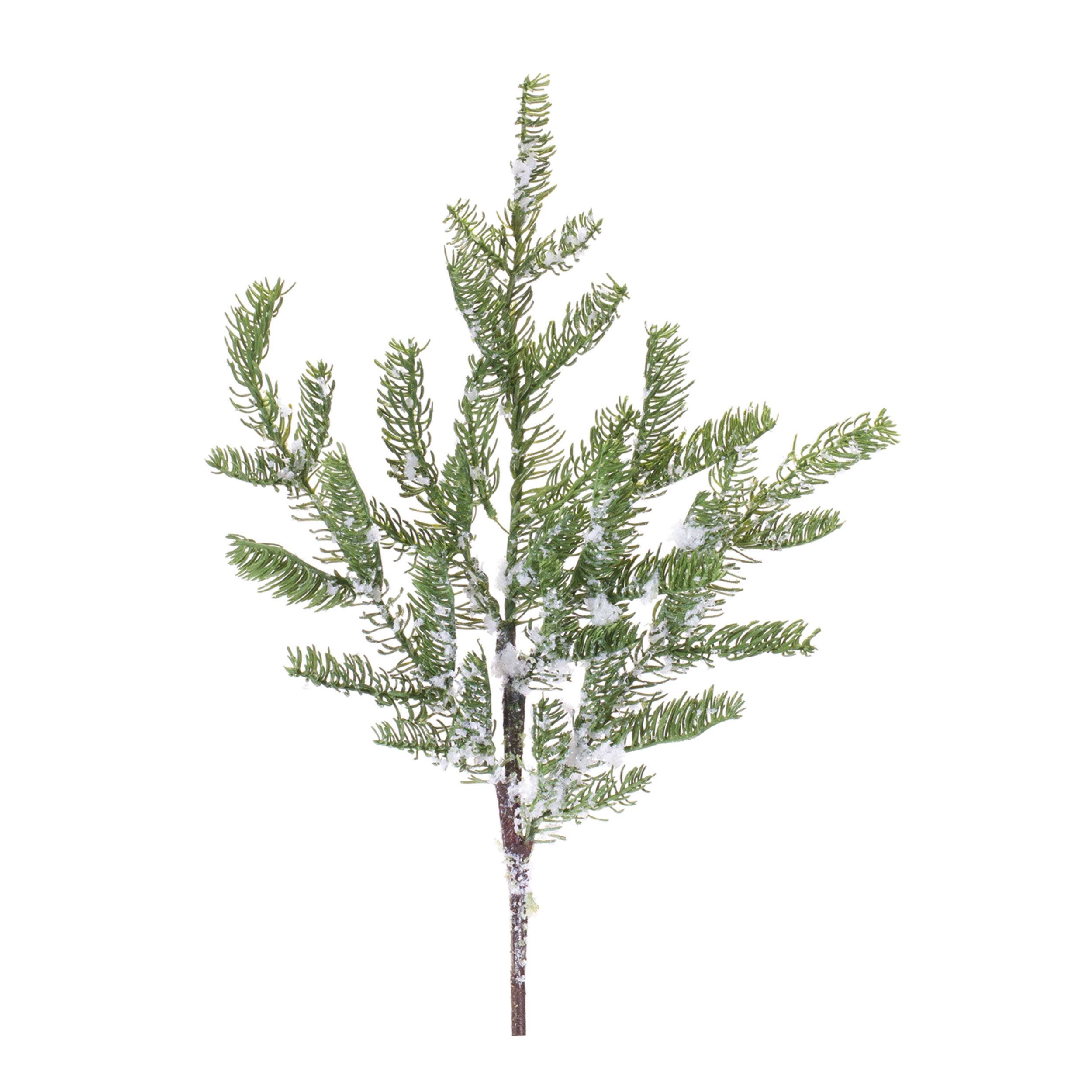Wintry Green & Brown Pine Spray, 2ct.