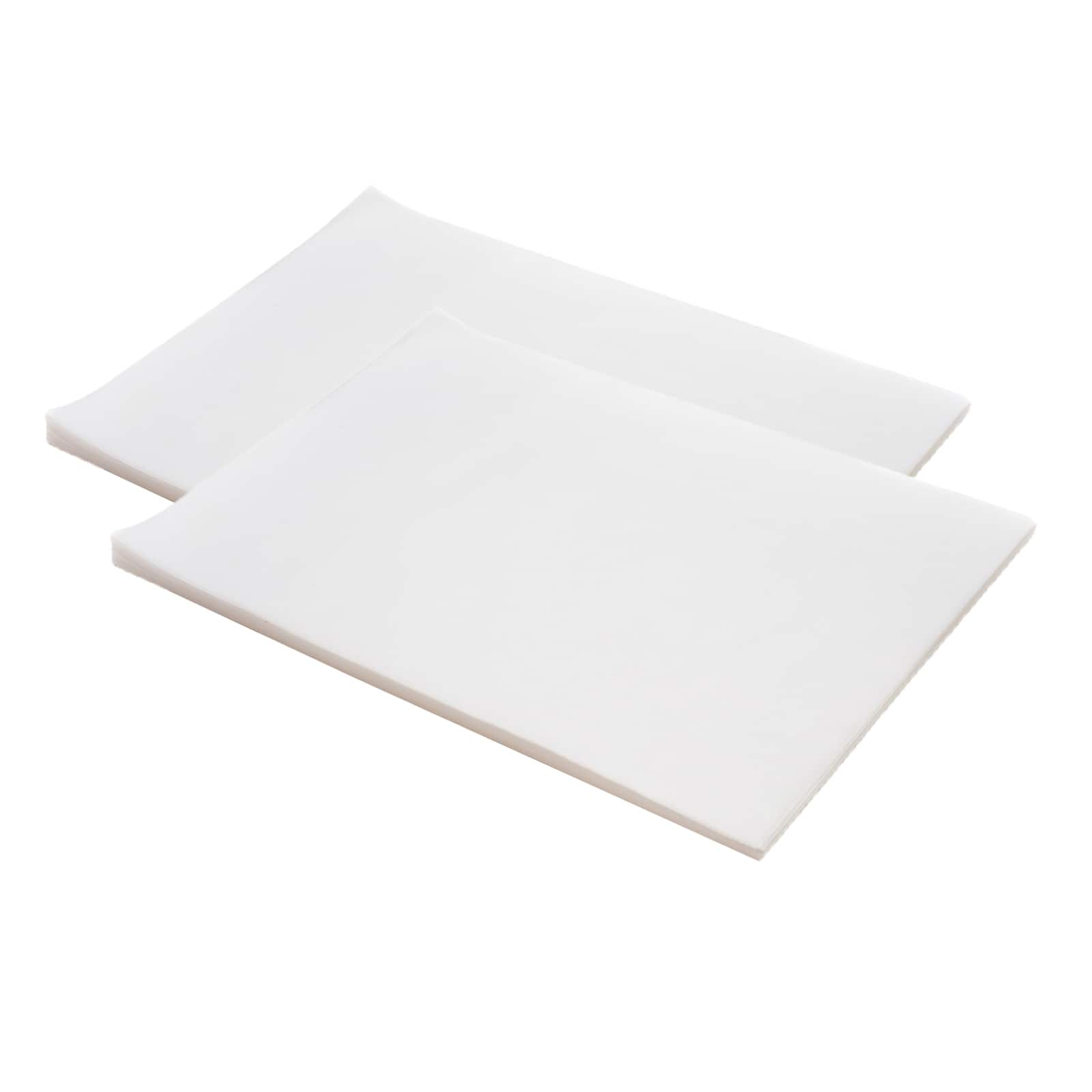 Smart-Fab® 12" x 18" White Art & Decoration Fabric Sheets, 2 Packs of 45