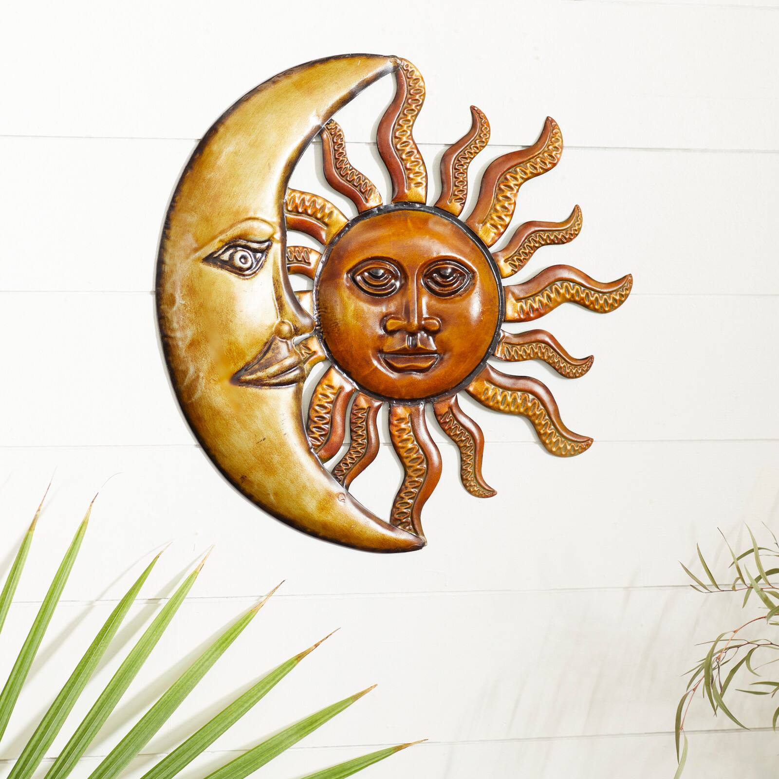 Red Metal Rustic Wall Decor, 20"