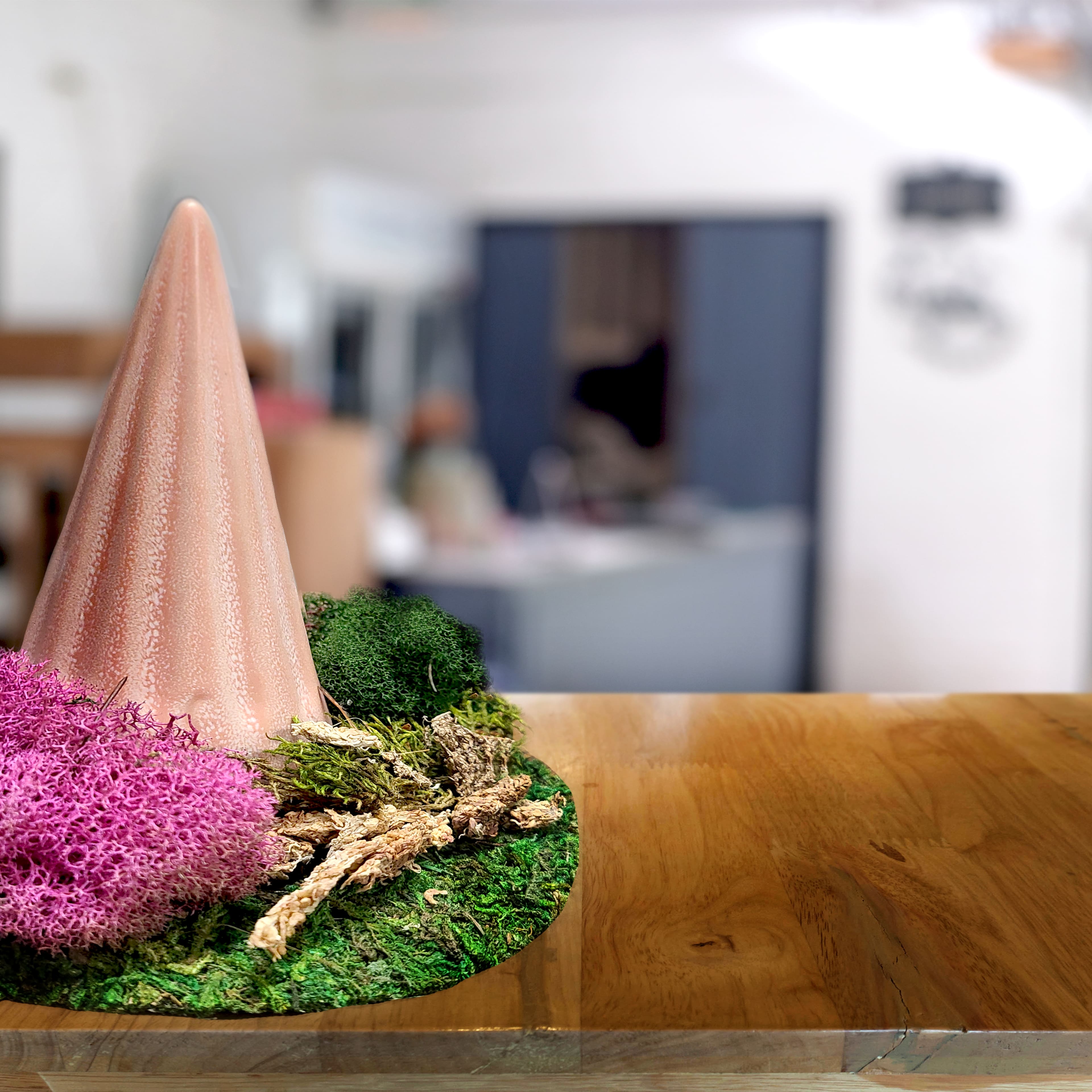 Mousse préservée mixte mauve et verte de SuperMoss