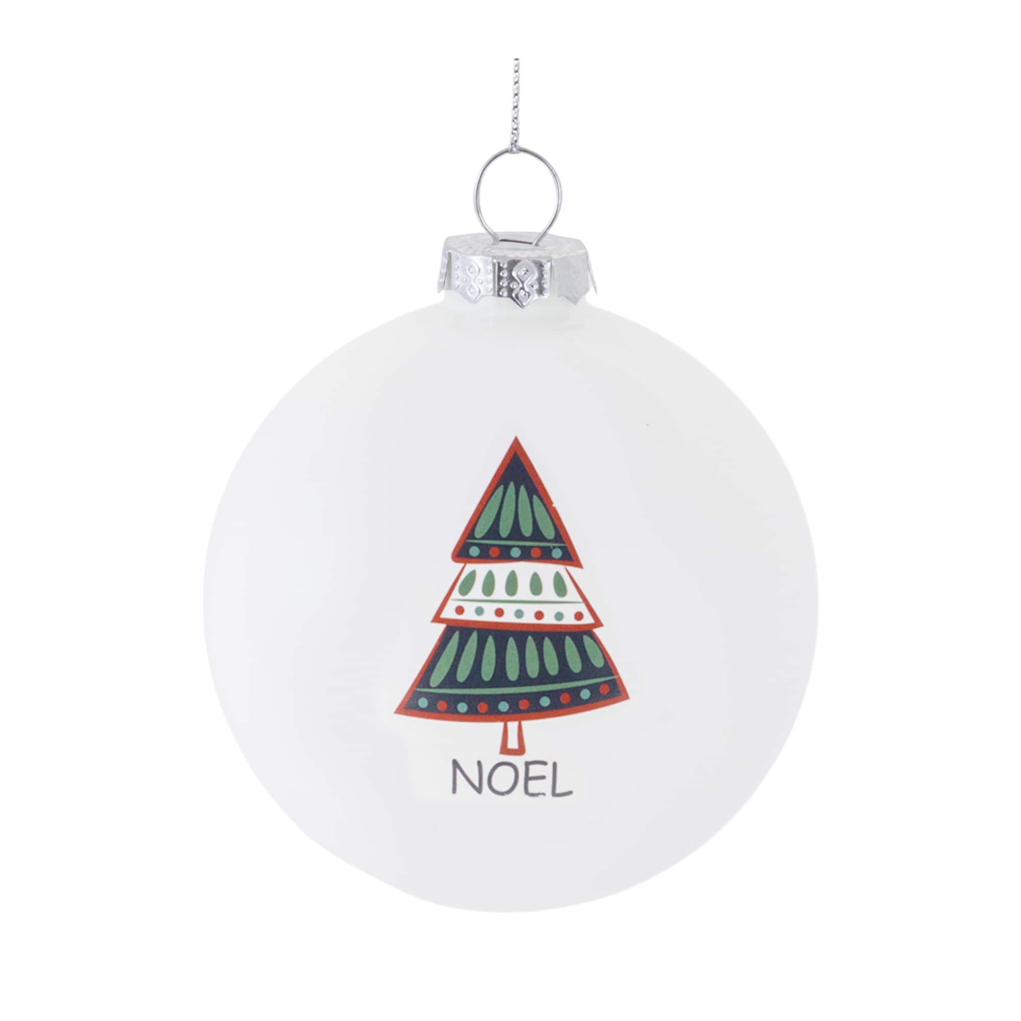 Melrose 4" Tree Sentiment Ball Ornaments Set