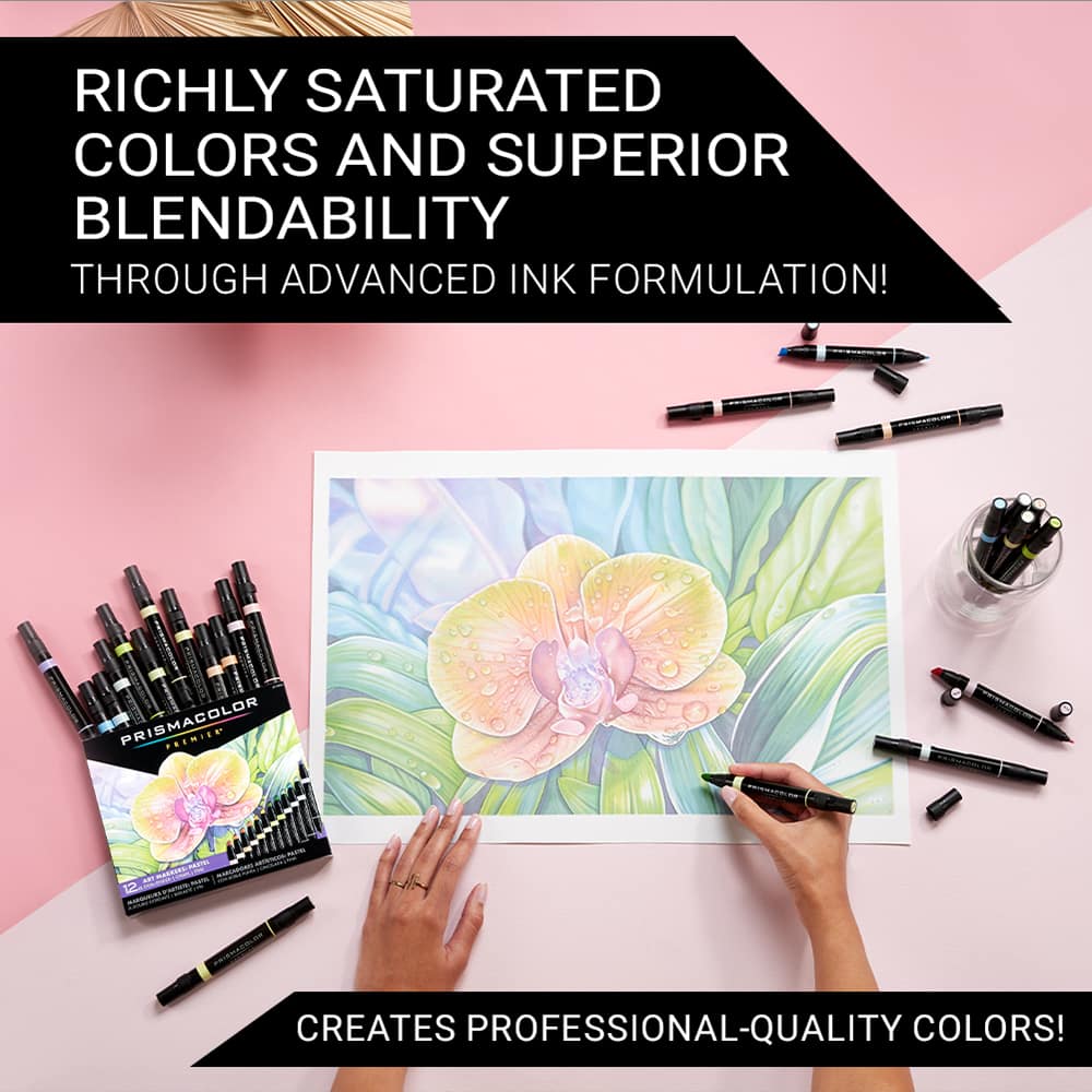 Prismacolor® Premier® Pastel Dual-Ended Art Markers, 12ct.