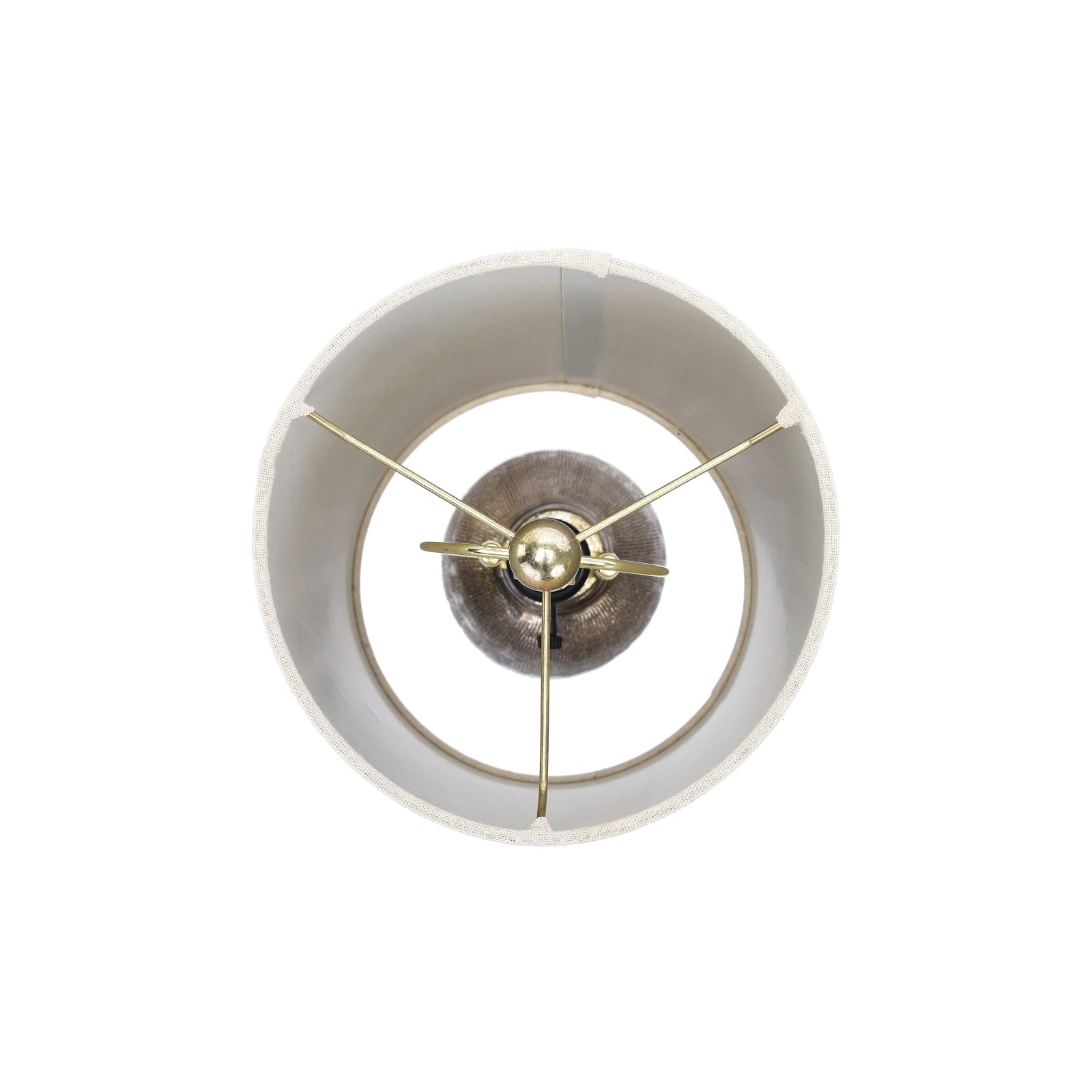Hello Honey® 18" Metallic Glazed Terracotta Table Lamp with Linen Shade