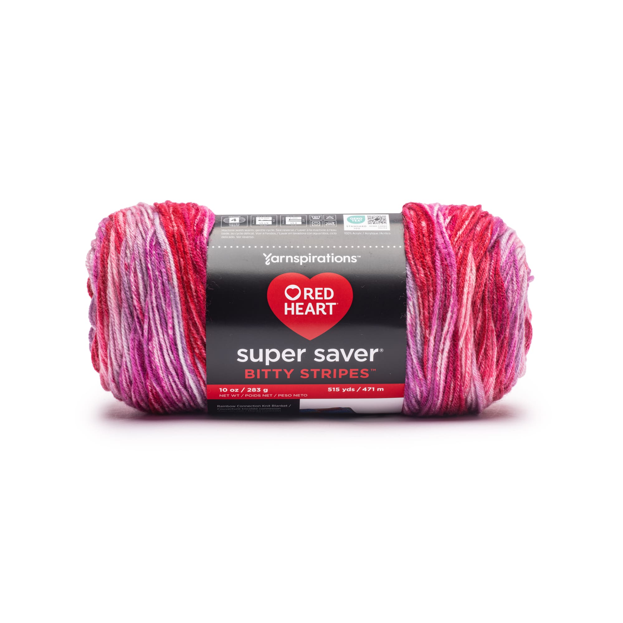 2 Pack Red Heart® Super Saver® Bitty Stripes™ Yarn