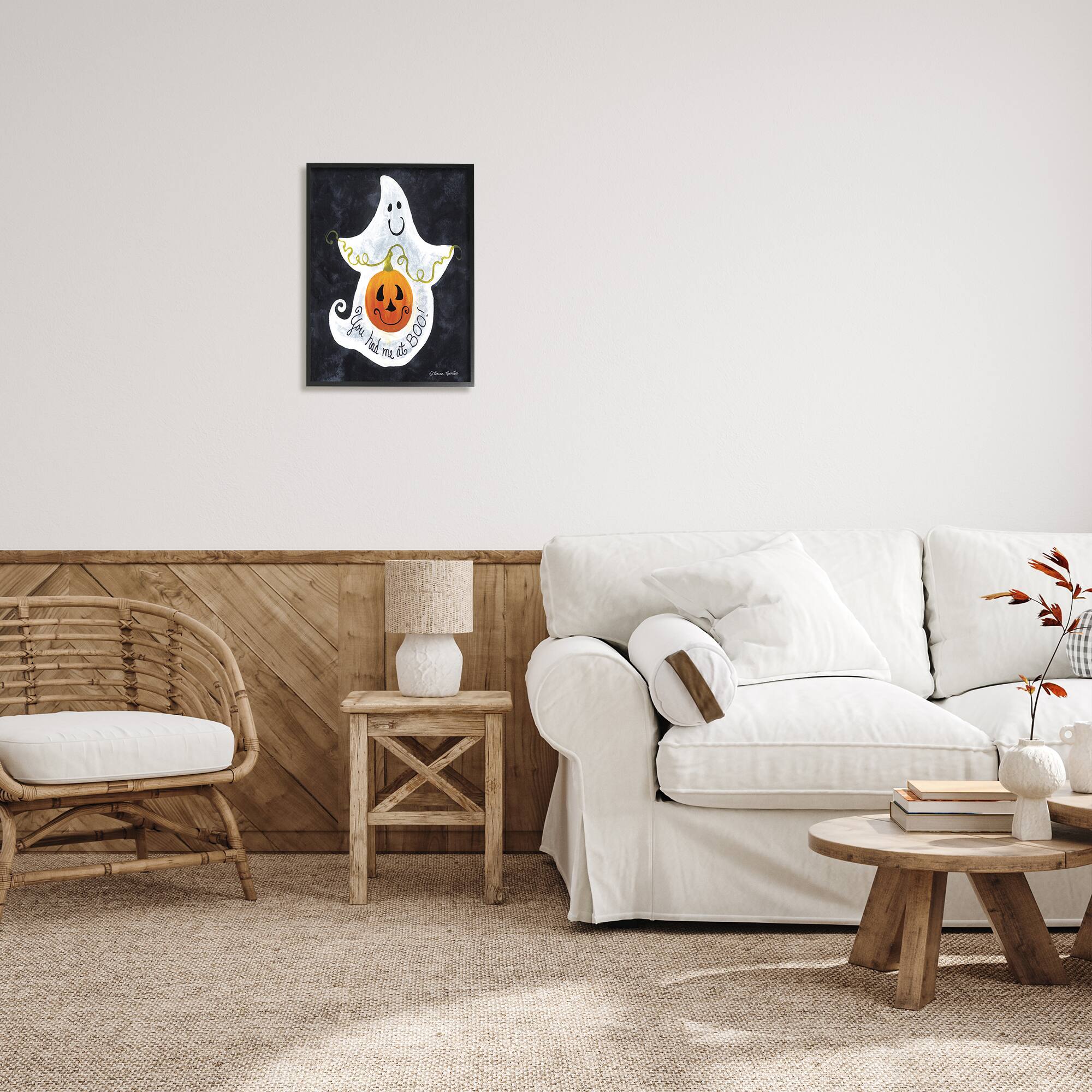 Stupell Industries You Had Me At Boo Ghost Framed Giclee Art