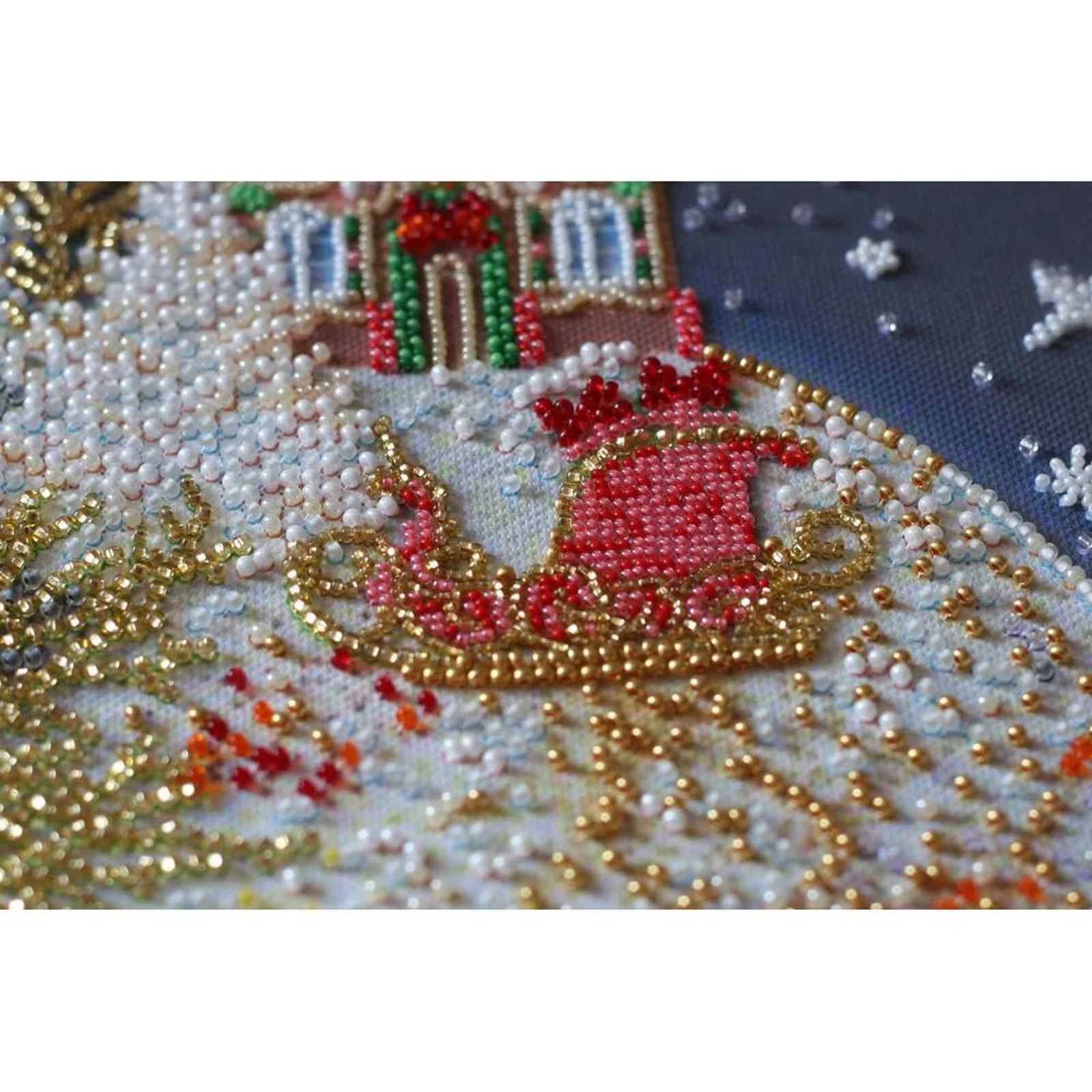 15" Abris Art Bead Christmas tale Embroidery Kit