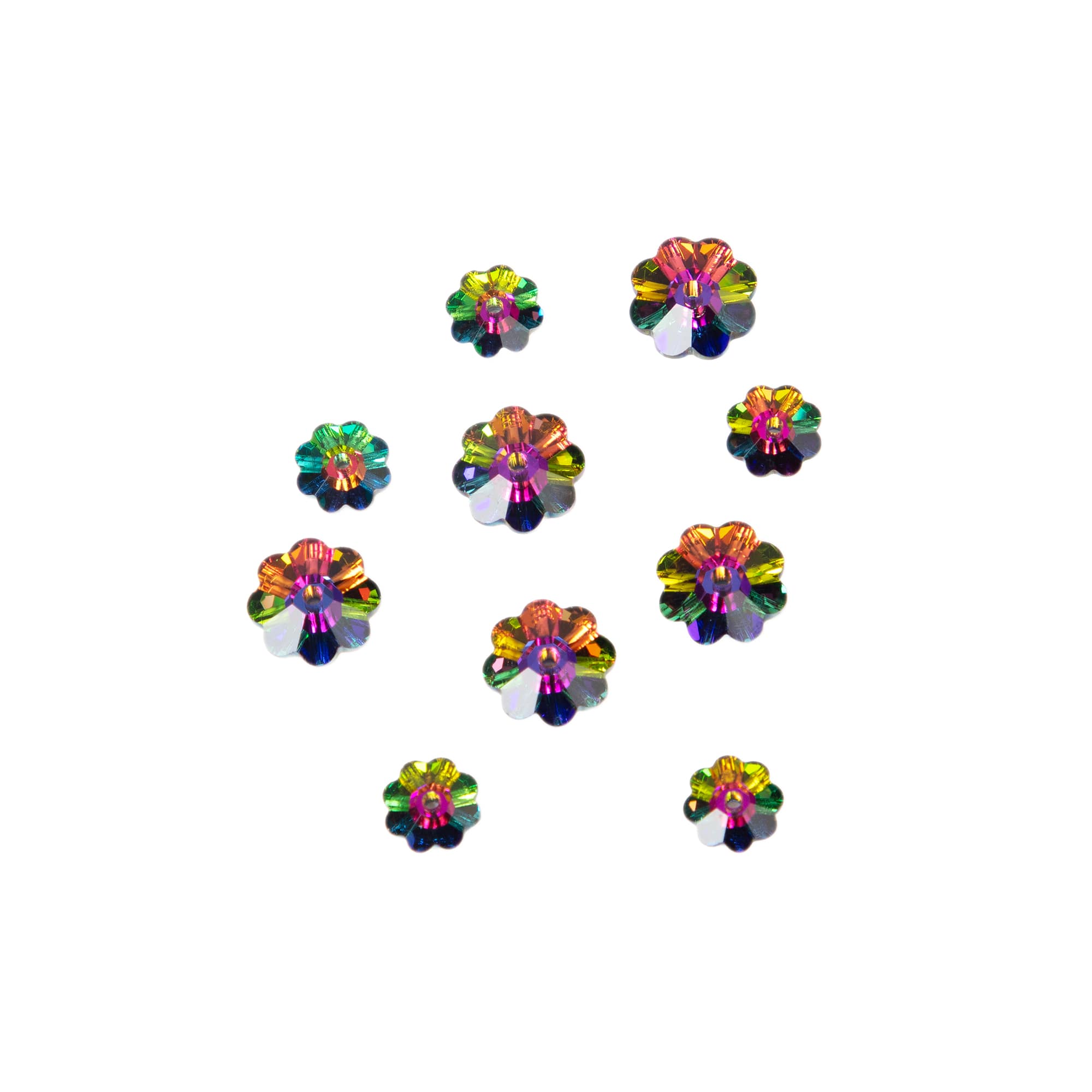 6 Packs: 10 ct. (60 total) Flower Sew-On Austrian Crystals by Bead Landing™