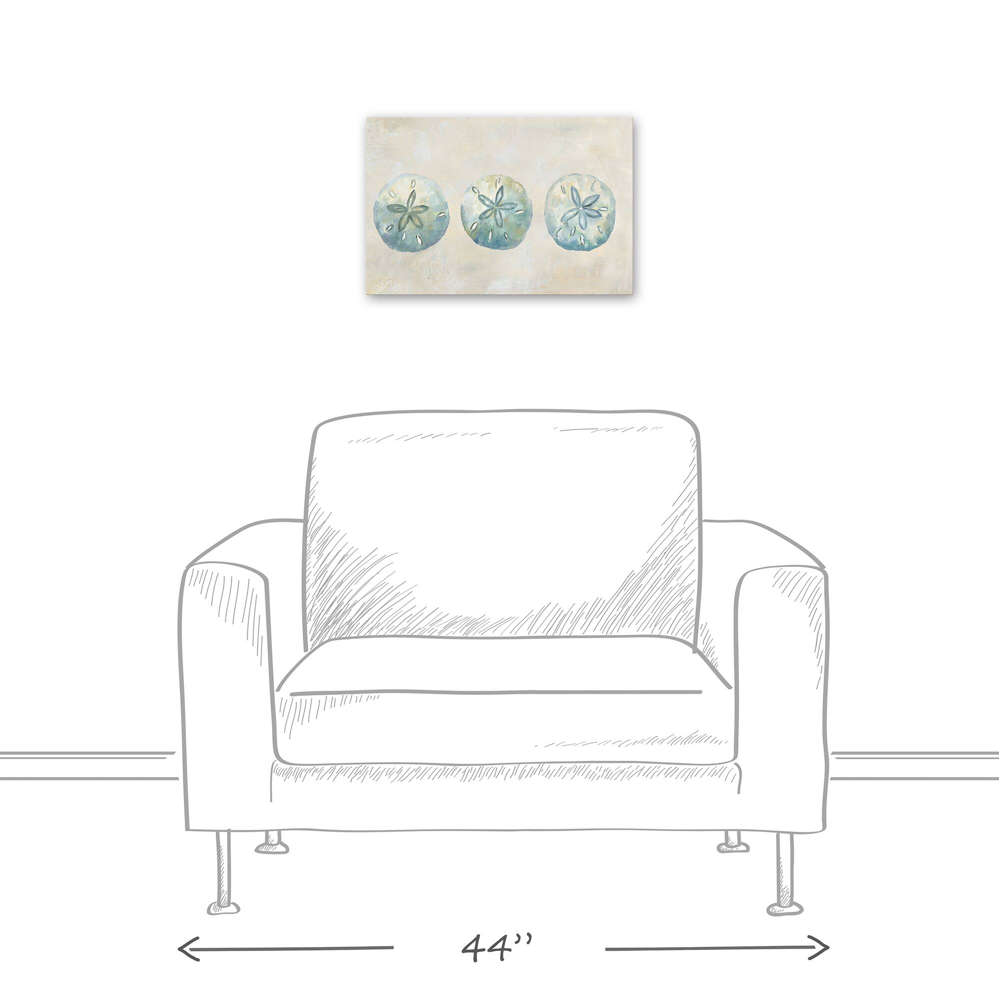 Sand Dollars 18" x 12' Canvas Wall Art
