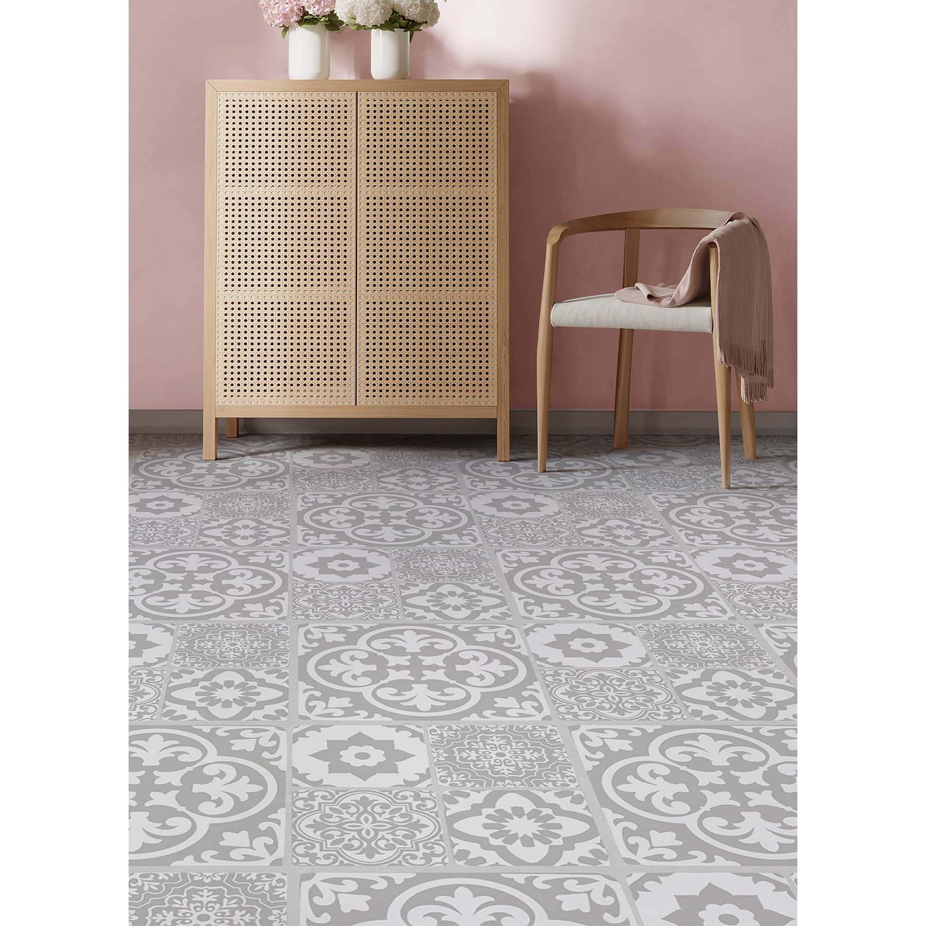 FloorPops Valencia Peel & Stick Floor Tiles, 6ct.
