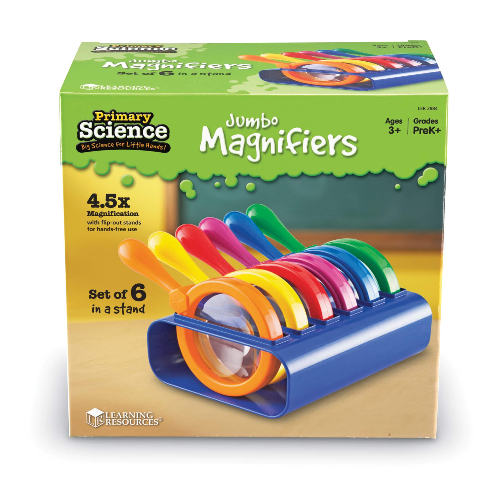 Primary Science Jumbo Magnifiers, Set of 6
