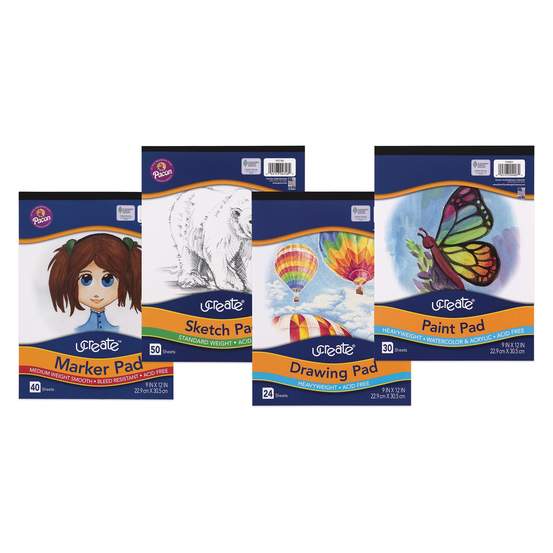 UCreate® 9" x 12" Art Pad Bundle Set