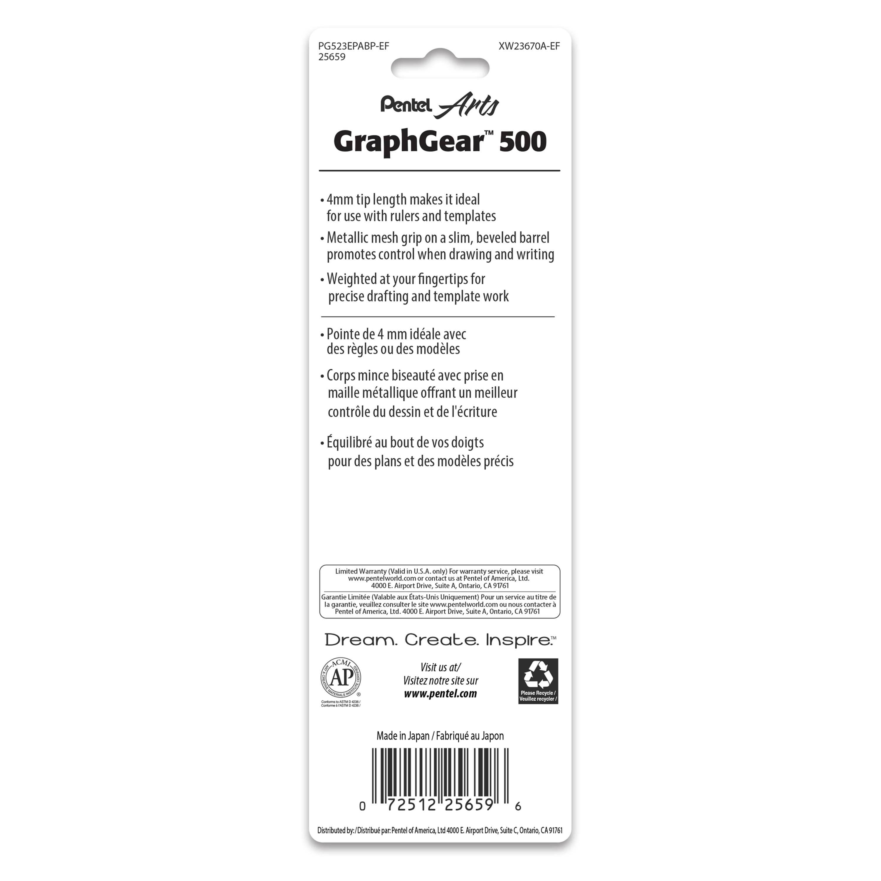 Pentel® GraphGear™ 500 0.3mm Drafting Pencil