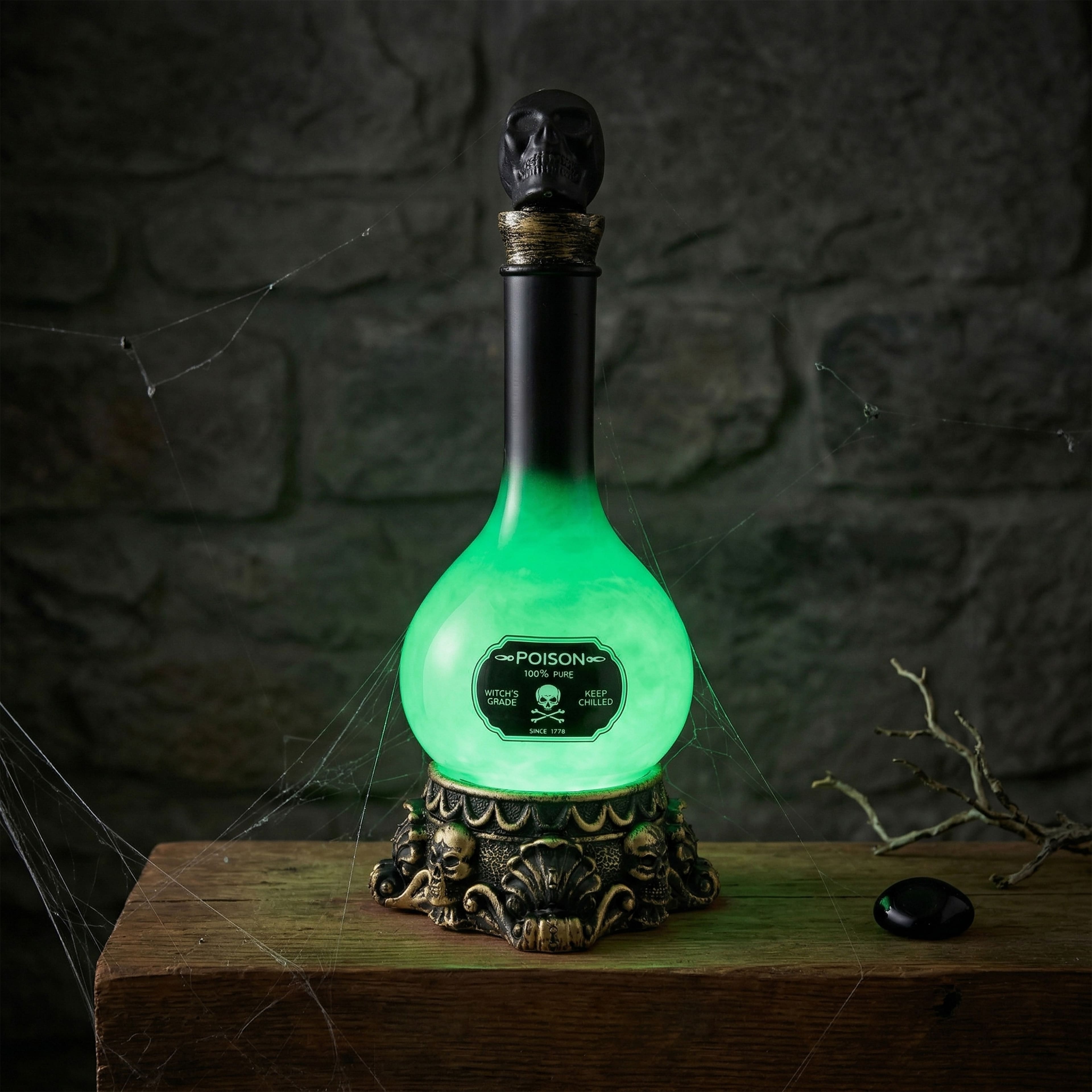 12" Green LED Potion Bottle by Ashland®