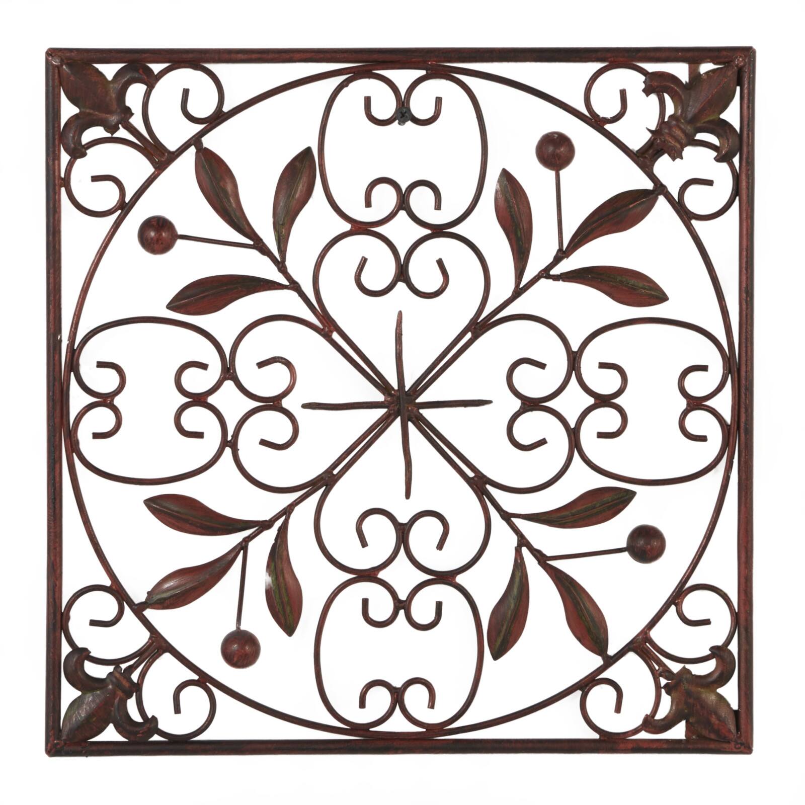 Brown Metal Rustic Wall Décor Set, 4ct.