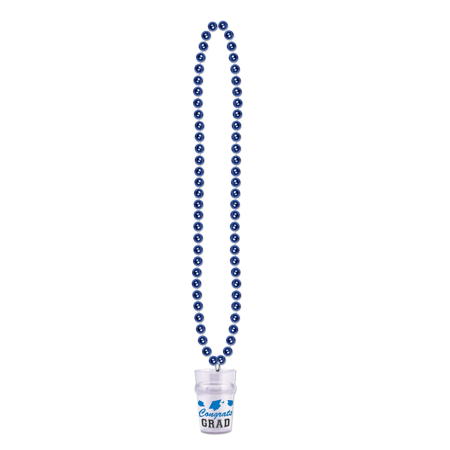 Beistle Grad Beads with Glass, 3ct. in Blue | 33" | Michaels®
