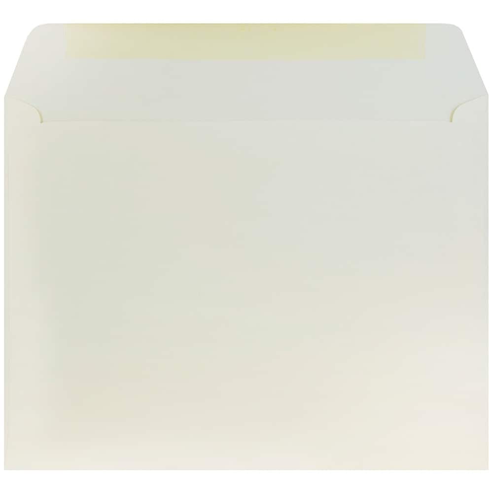 JAM Paper 10" x 13" Natural White Wove Metallic Envelopes, 25ct.