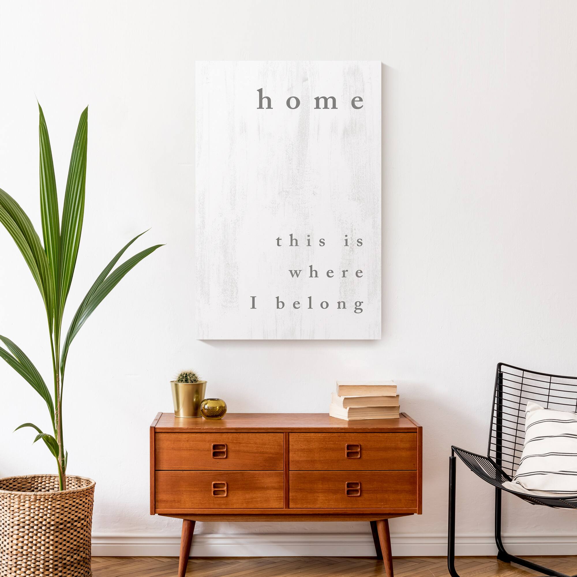 Home Is Where I Belong 20" x 30" Canvas Wall Art