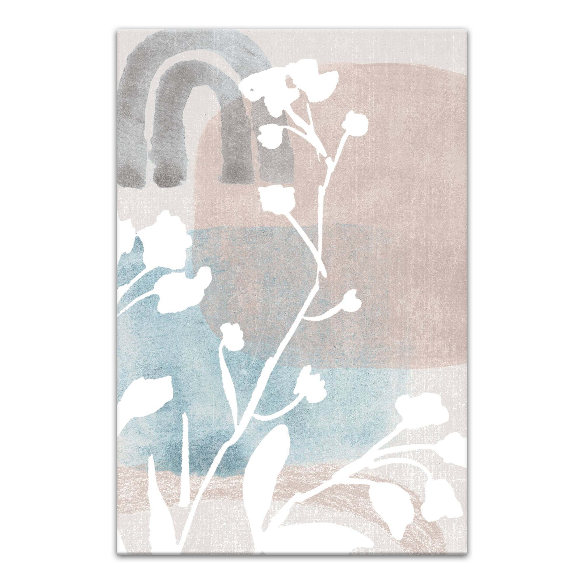 Stems On Watercolor 24" x 36" Canvas Wall Art