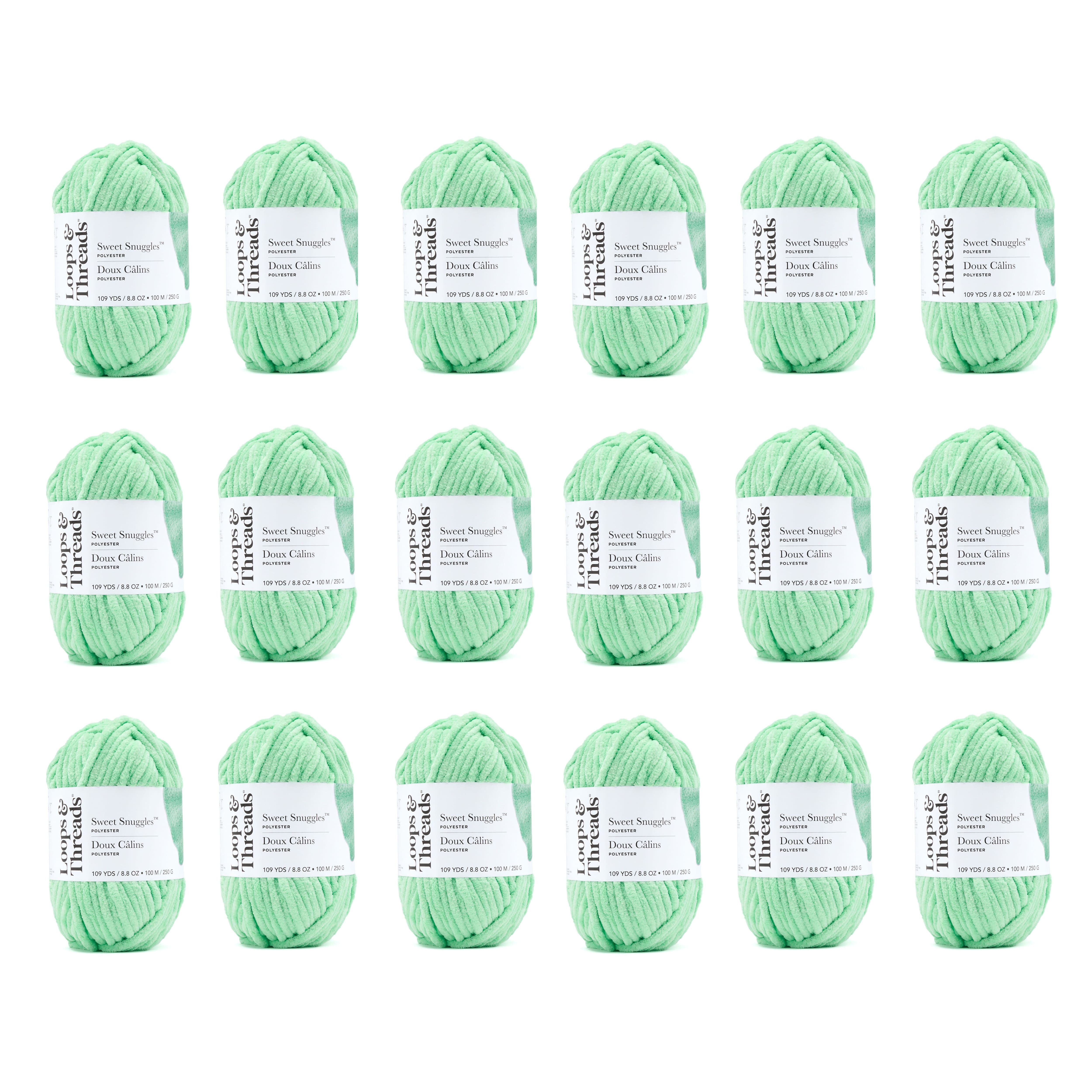 18 Pack: Sweet Snuggles™ Yarn by Loops & Threads®