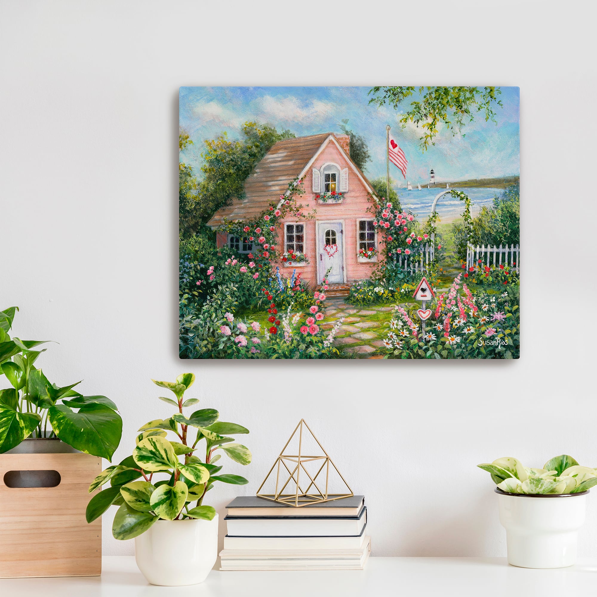 California Valentine Canvas Giclée Art