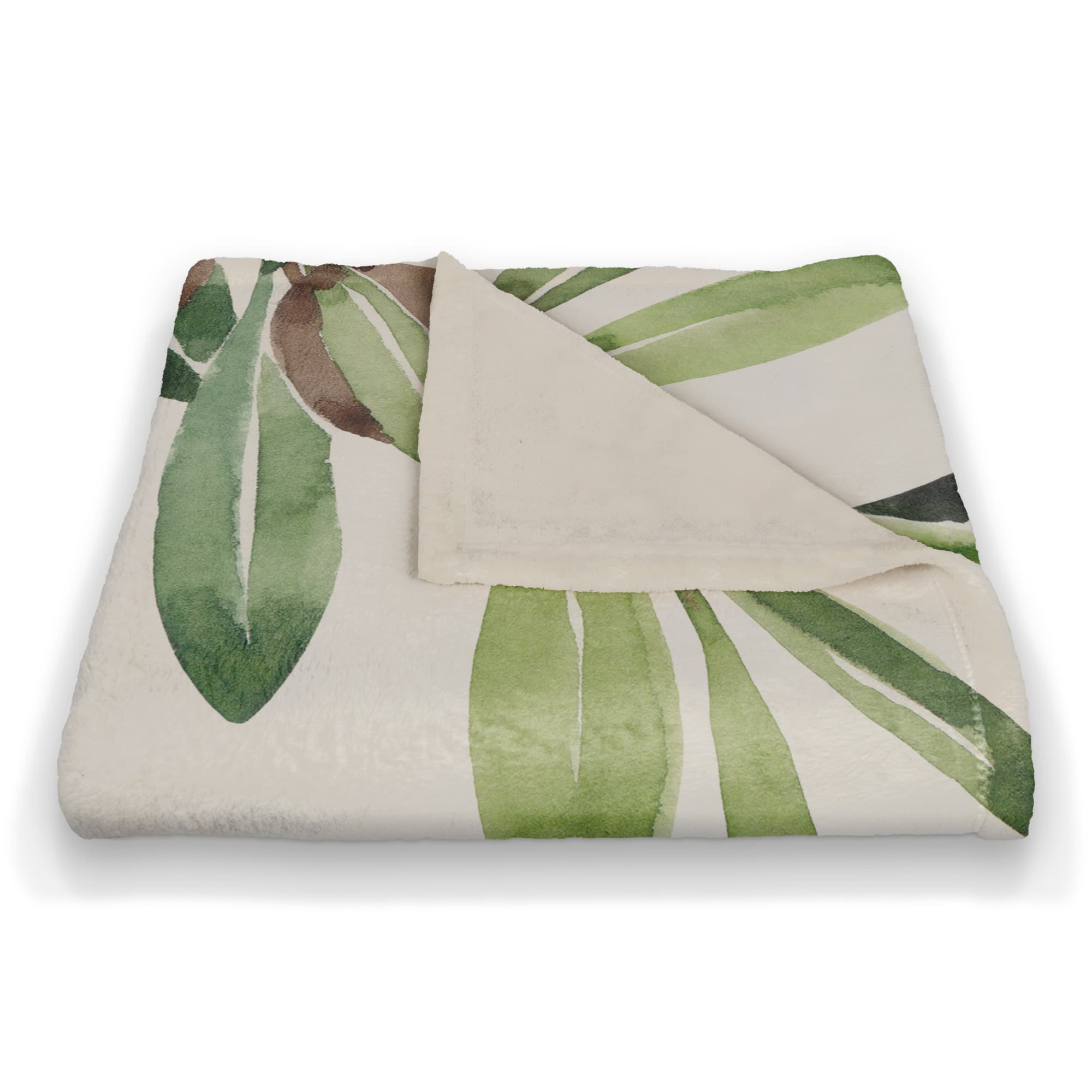 He Has Risen Olives 3 50" x 60" Coral Fleece Blanket