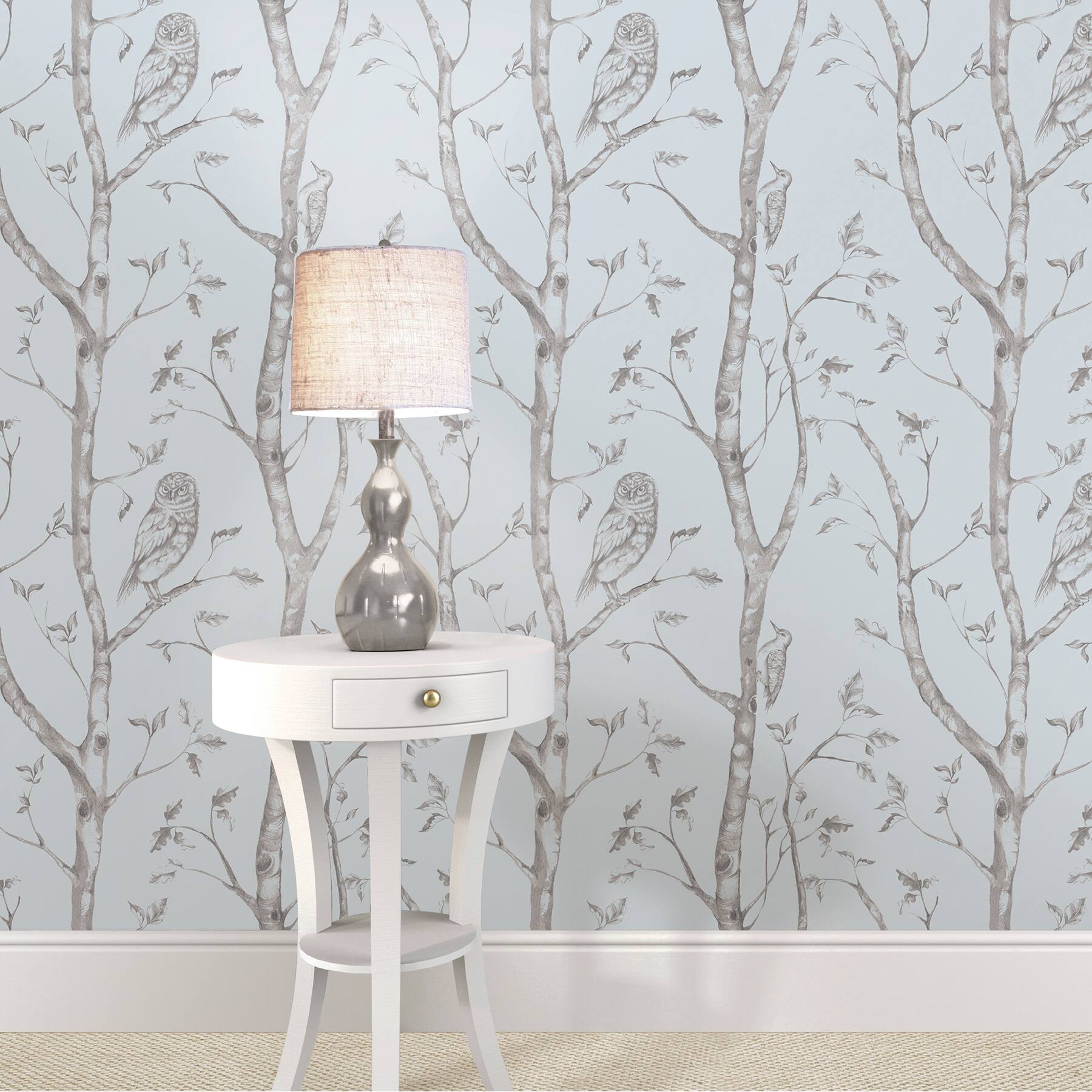 NuWallpaper Blue Woods Peel & Stick Wallpaper