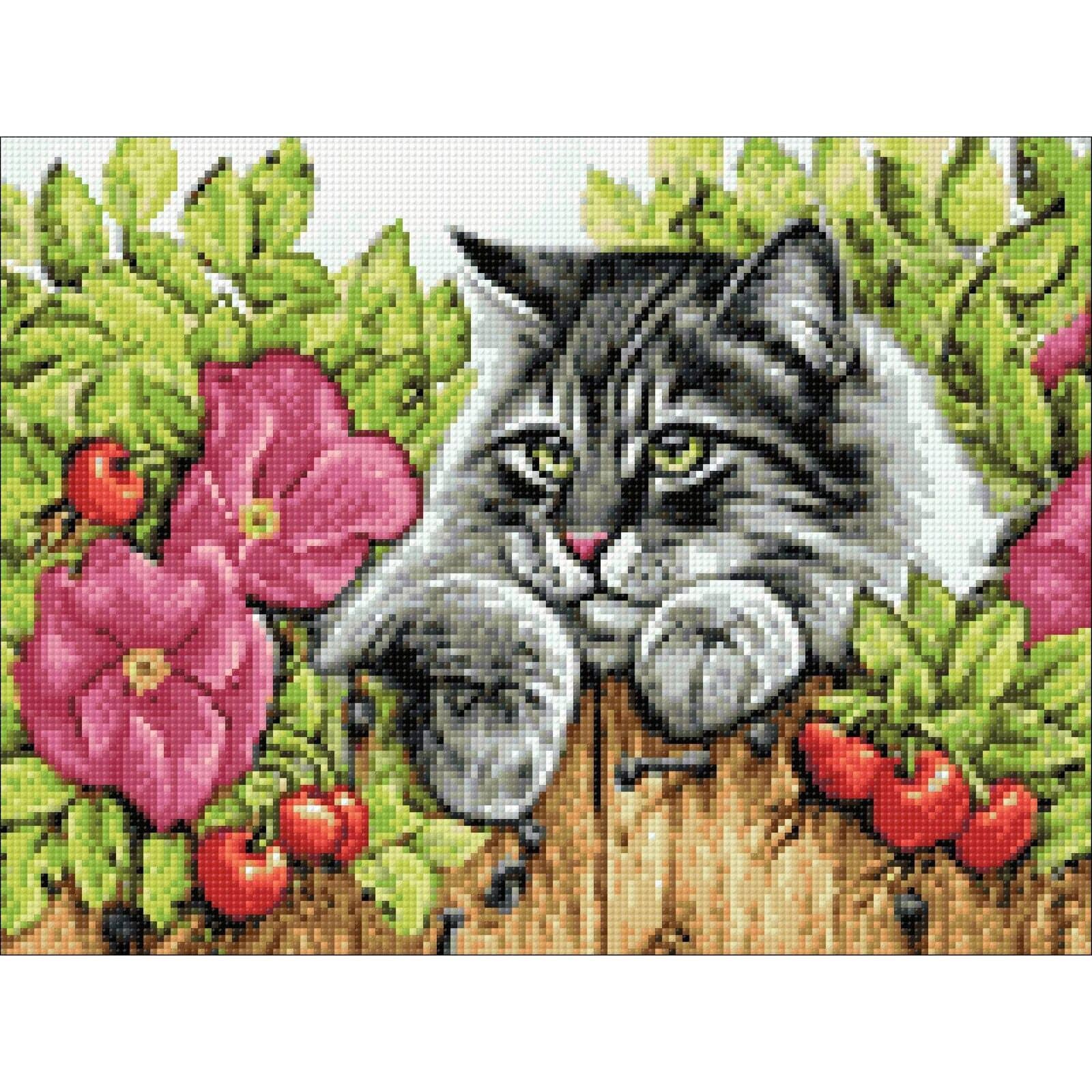 Crafting Spark Rose Hedge Diamond Painting Kit