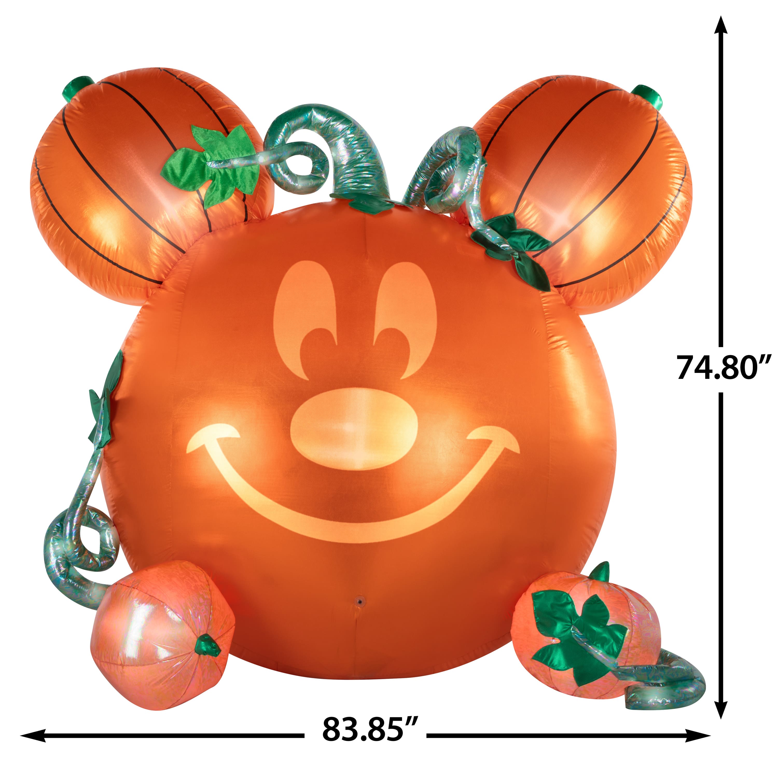 7ft. Airblown® Disney® Inflatable Mickey Mouse Halloween with EmoteGlow™ Face & Monster Mash Lighted Décor