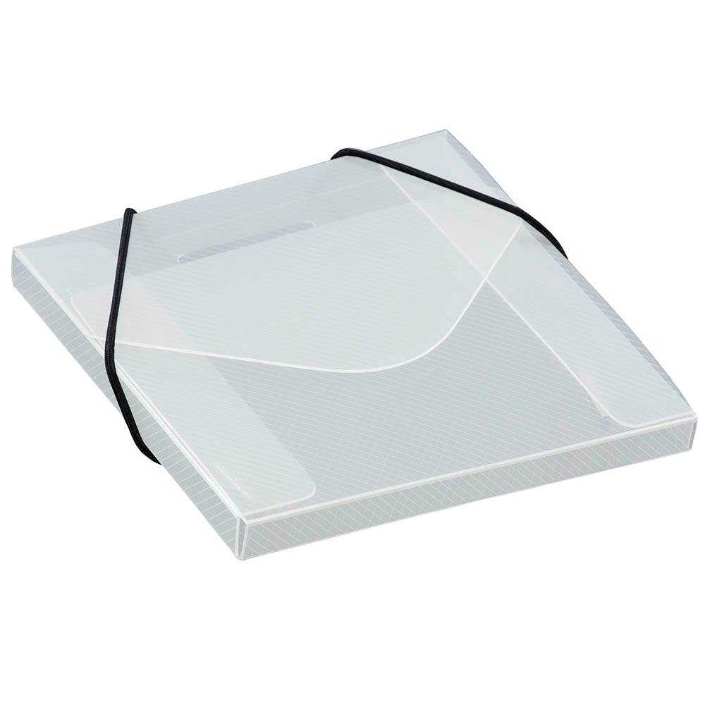 JAM Paper Clear CD Size Plastic Portfolio