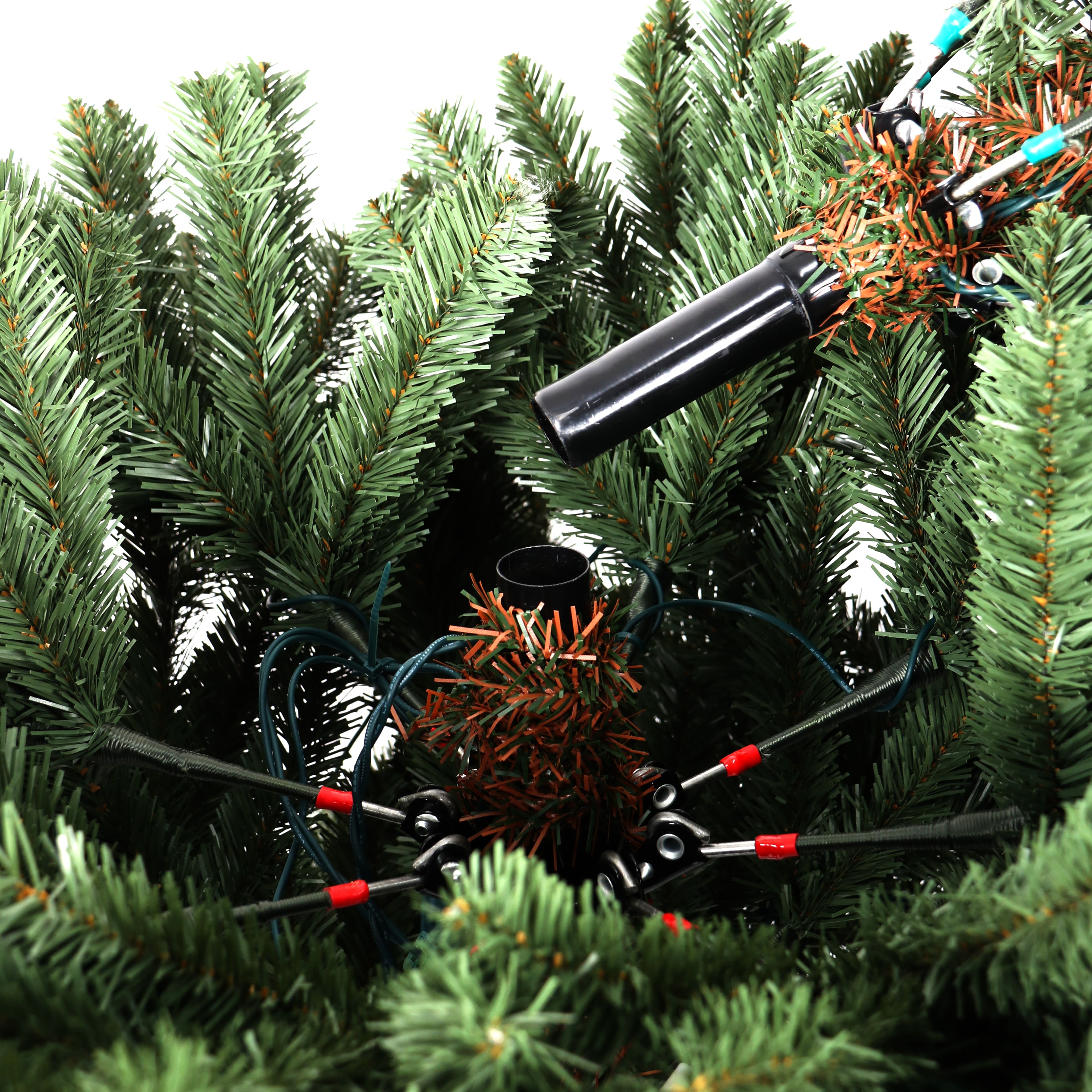 7.5ft. Pre-Lit Glenwood Slim Realistic Artificial Christmas Tree, Warm White LED Lights by Ashland®