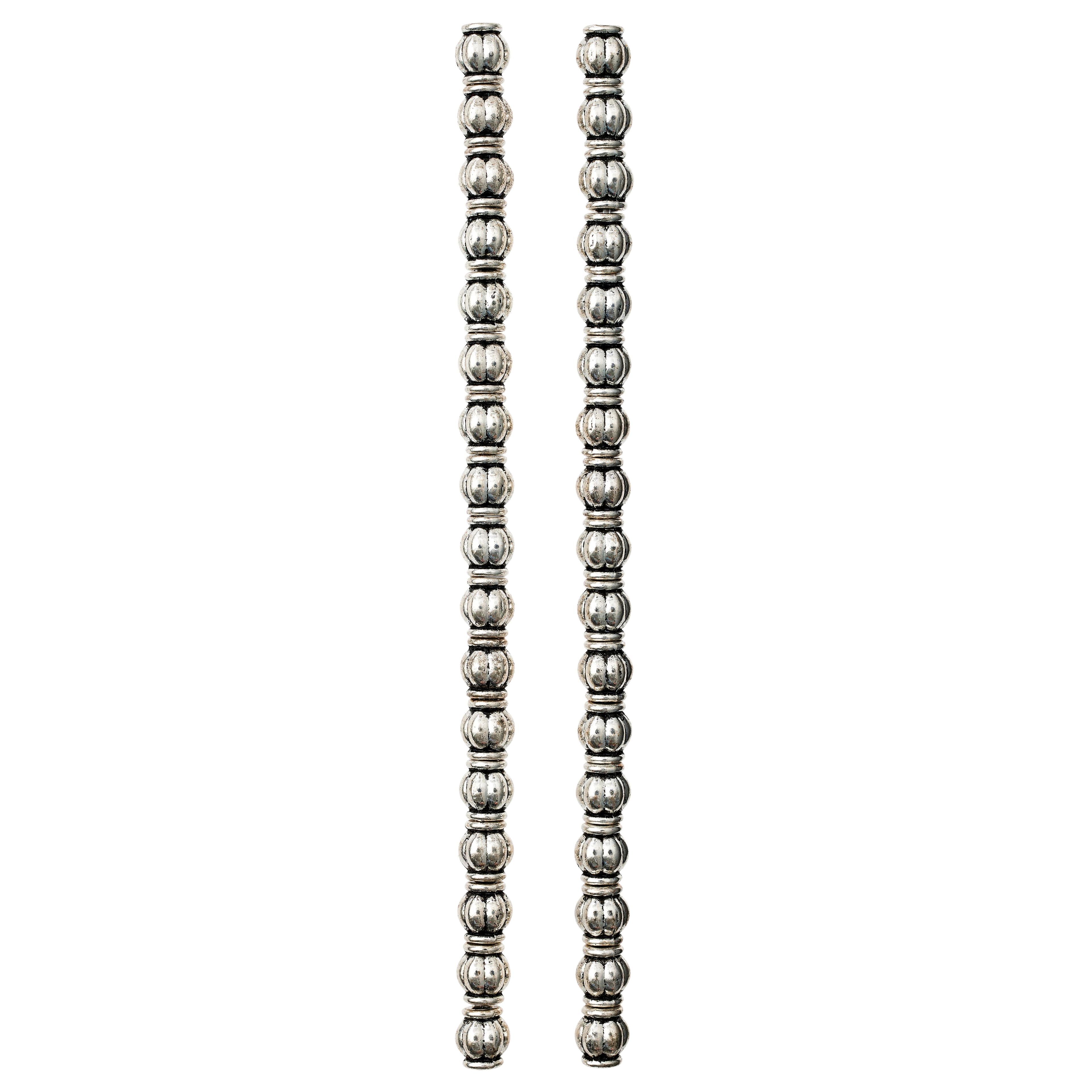 12 Pack: Sterling Silver Plated Beads, 6mm by Bead Landing™