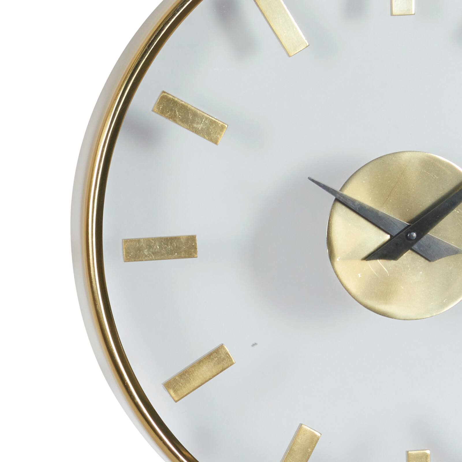 Gold Modern Aluminum Wall Clock