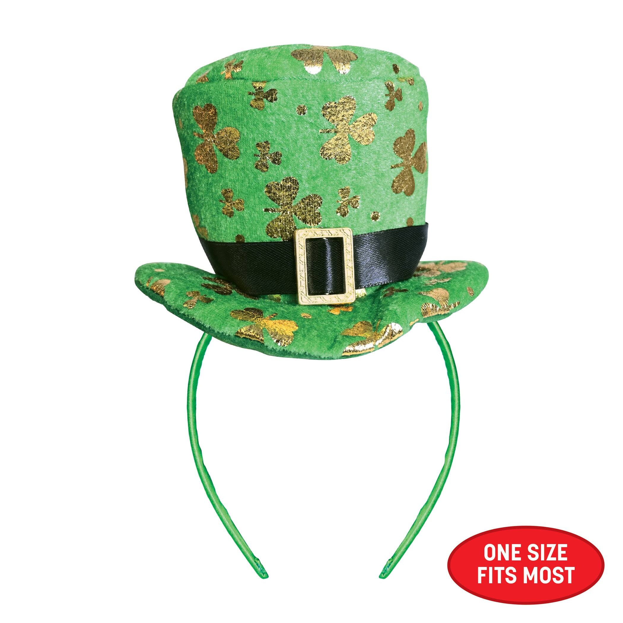 Beistle Leprechaun Top Hat Headband