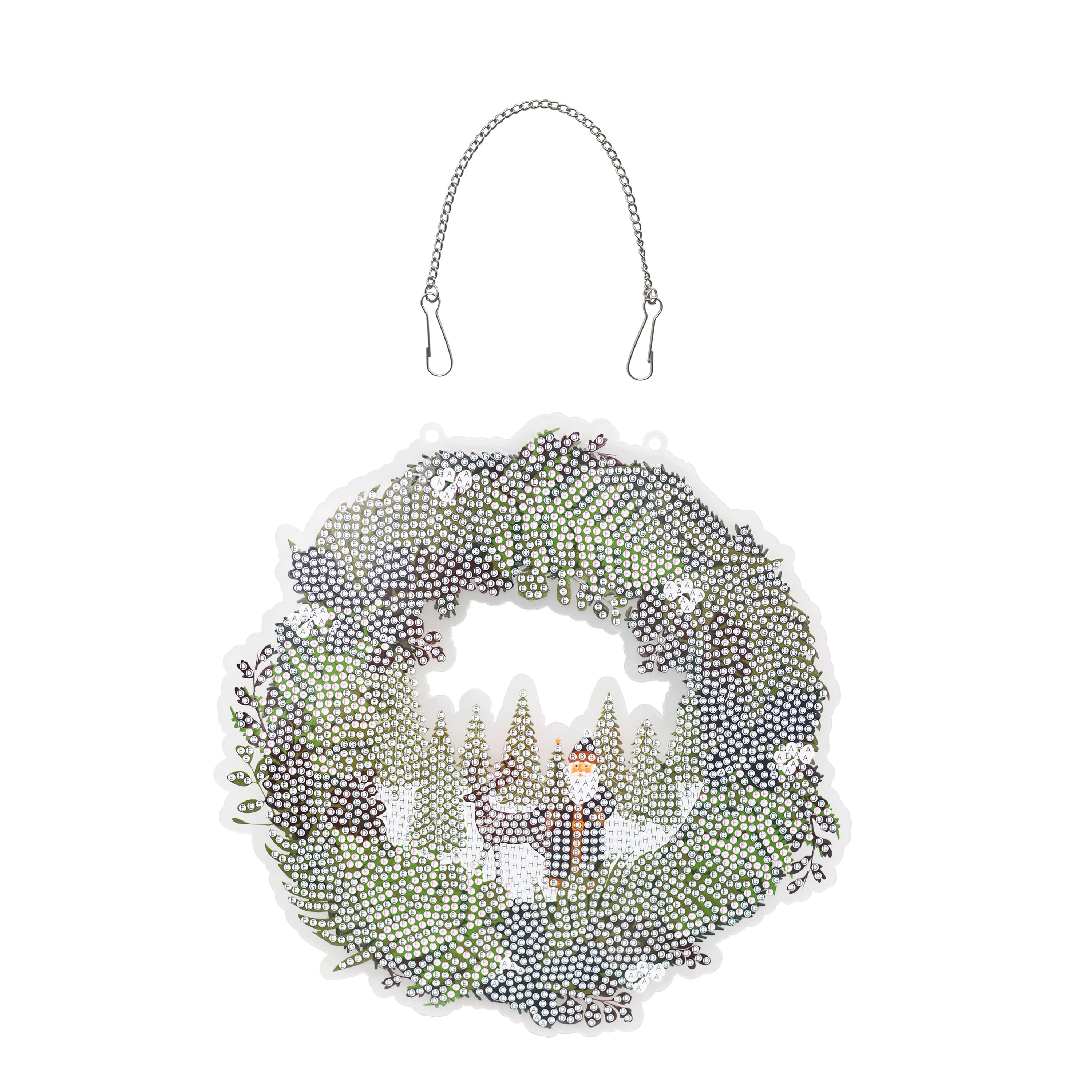 8" Winter Forest Wreath Diamond Art Kit by Make Market®