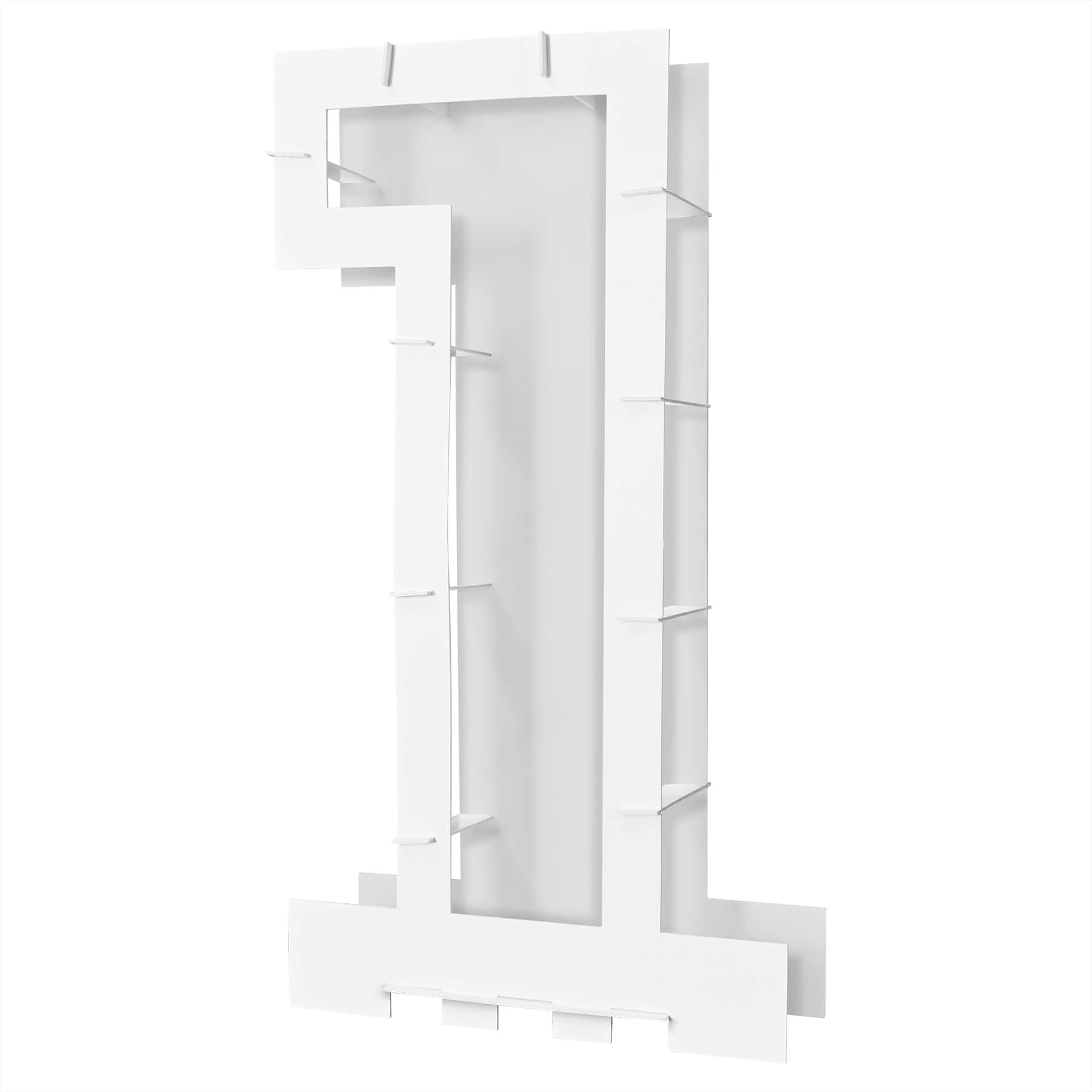Beistle 32" White Balloon Mosaic Number Frame | Numeral 1 | Michaels®