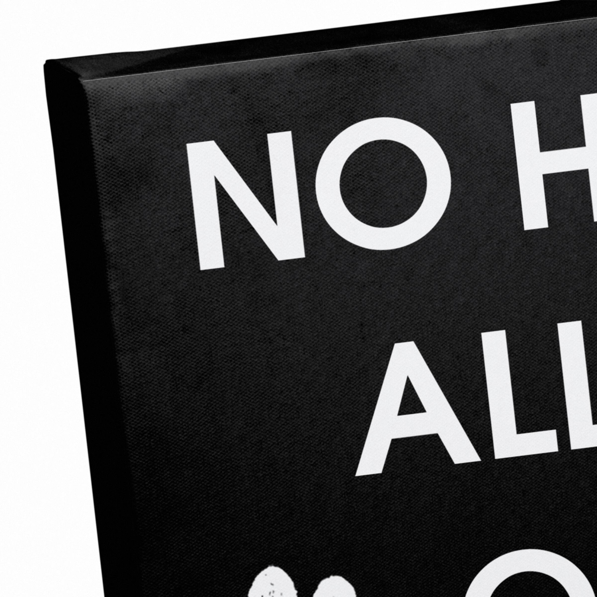 No Humans Allowed on the Furniture Canvas Wall Art