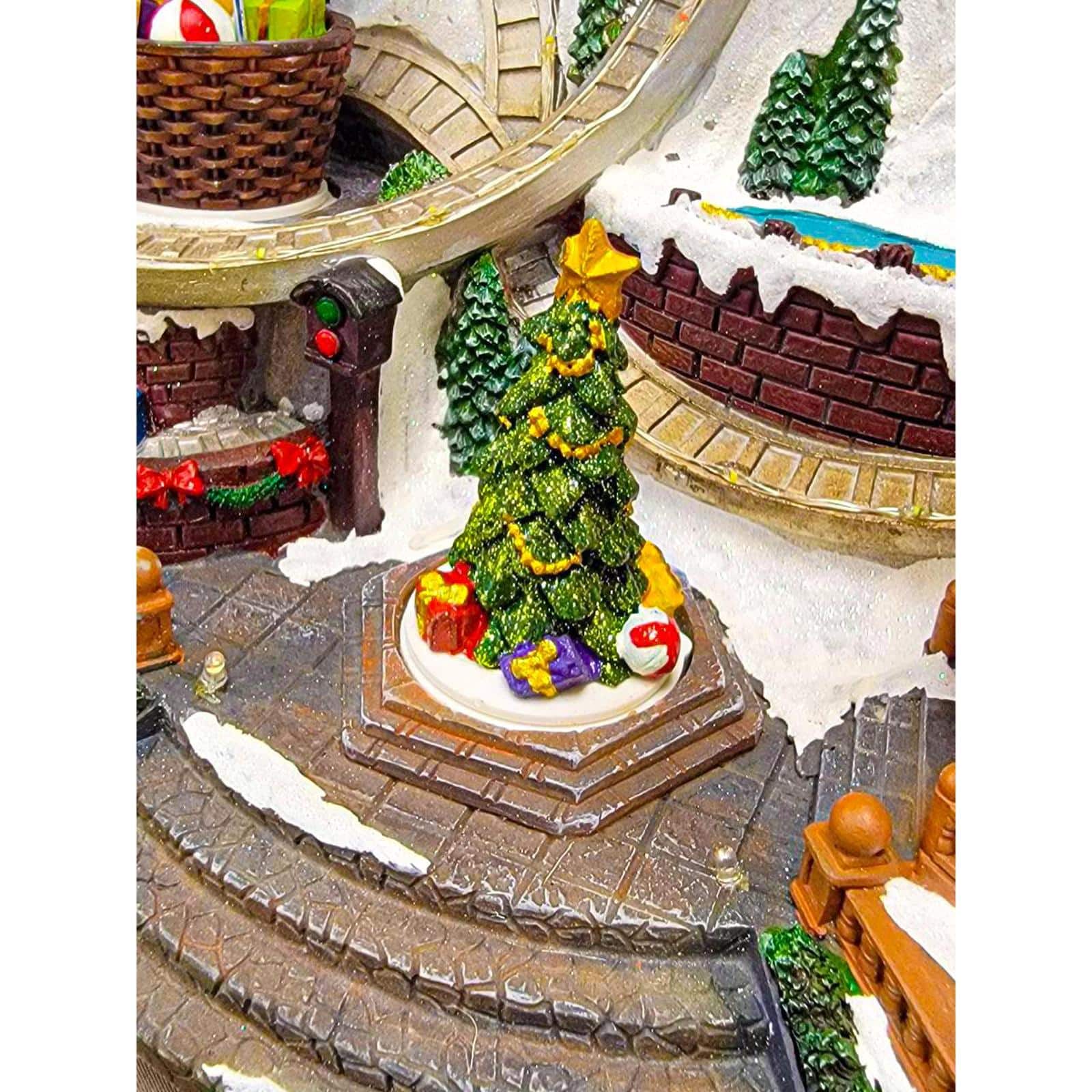 Wizardi Christmas Village with LED Lights 