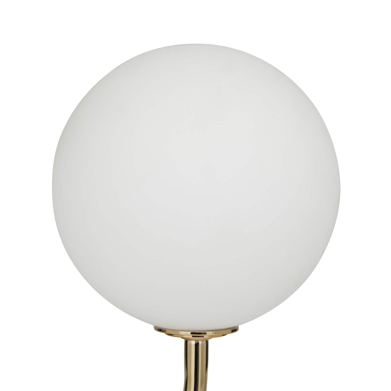 Gold Metal Contemporary Abstract Table Lamp, 10" x 11" x 18"