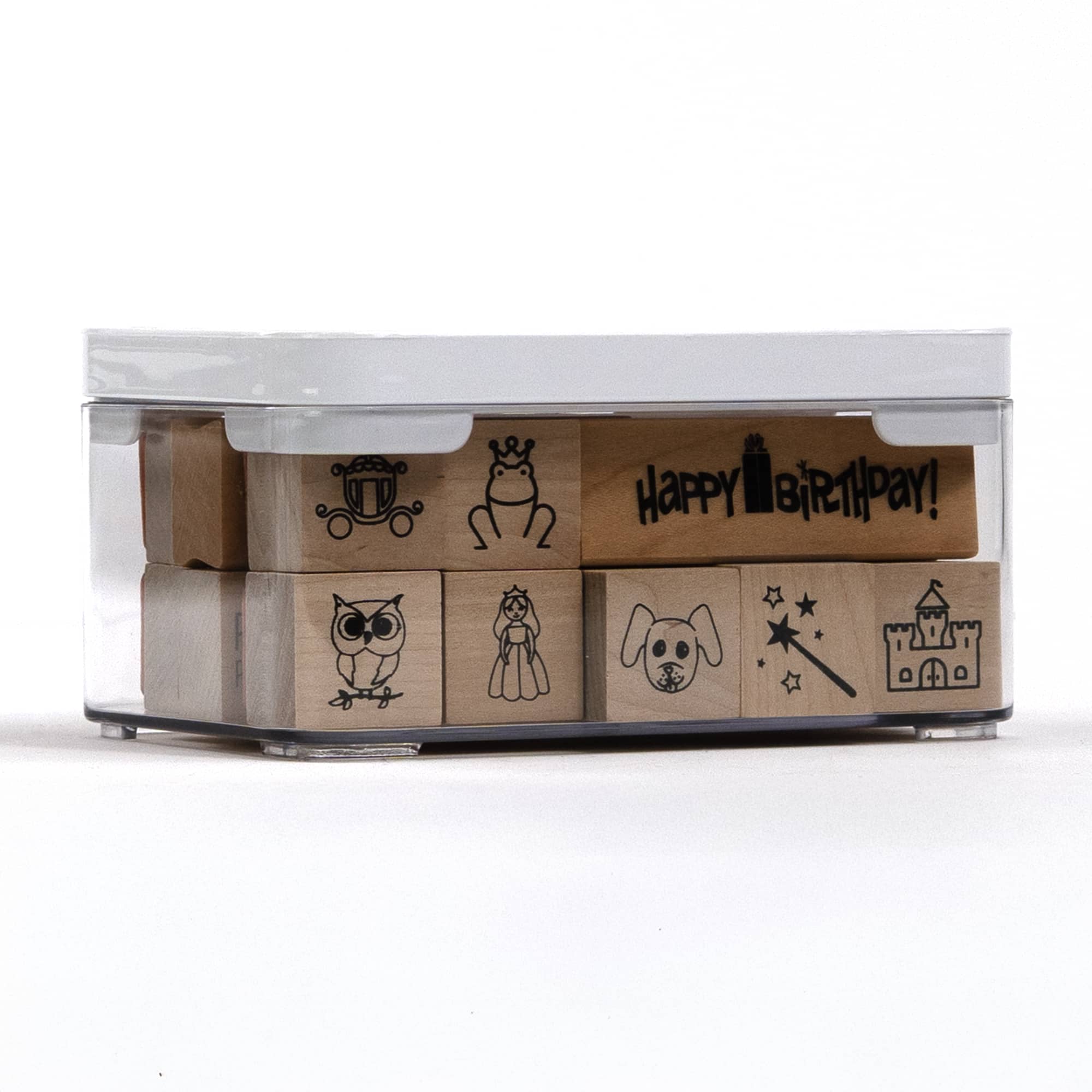 Everything Mary Small Clear Plastic Storage Box with White Lid