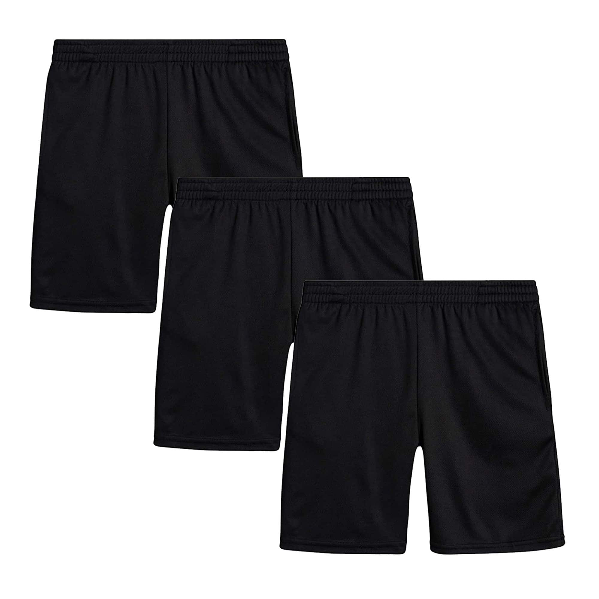 Galaxy by Harvic Boys Active Mesh Basketball Shorts 3 Pack