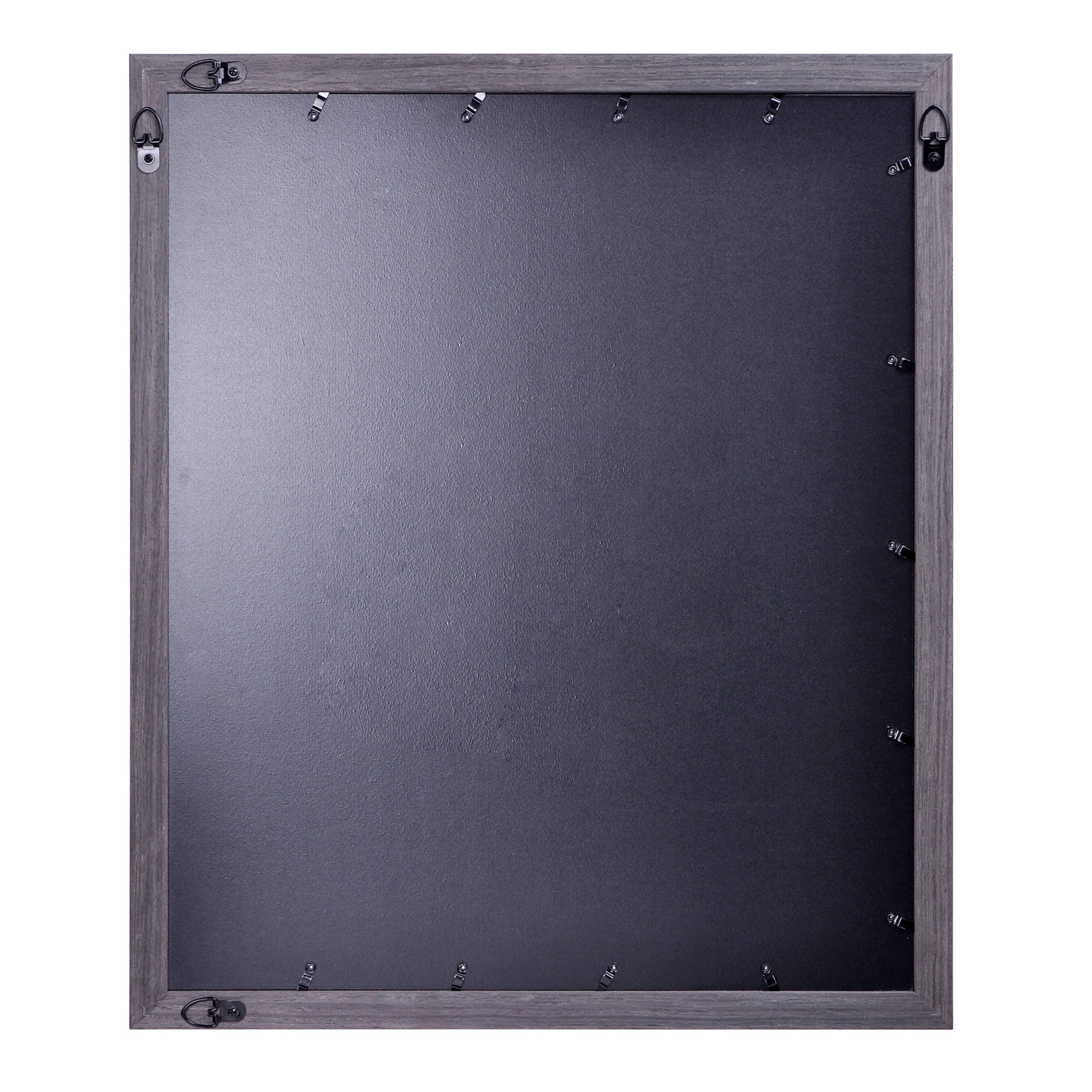 Home Slate Gray African Whitewood Veneer Matted Wall Frame by Ashland