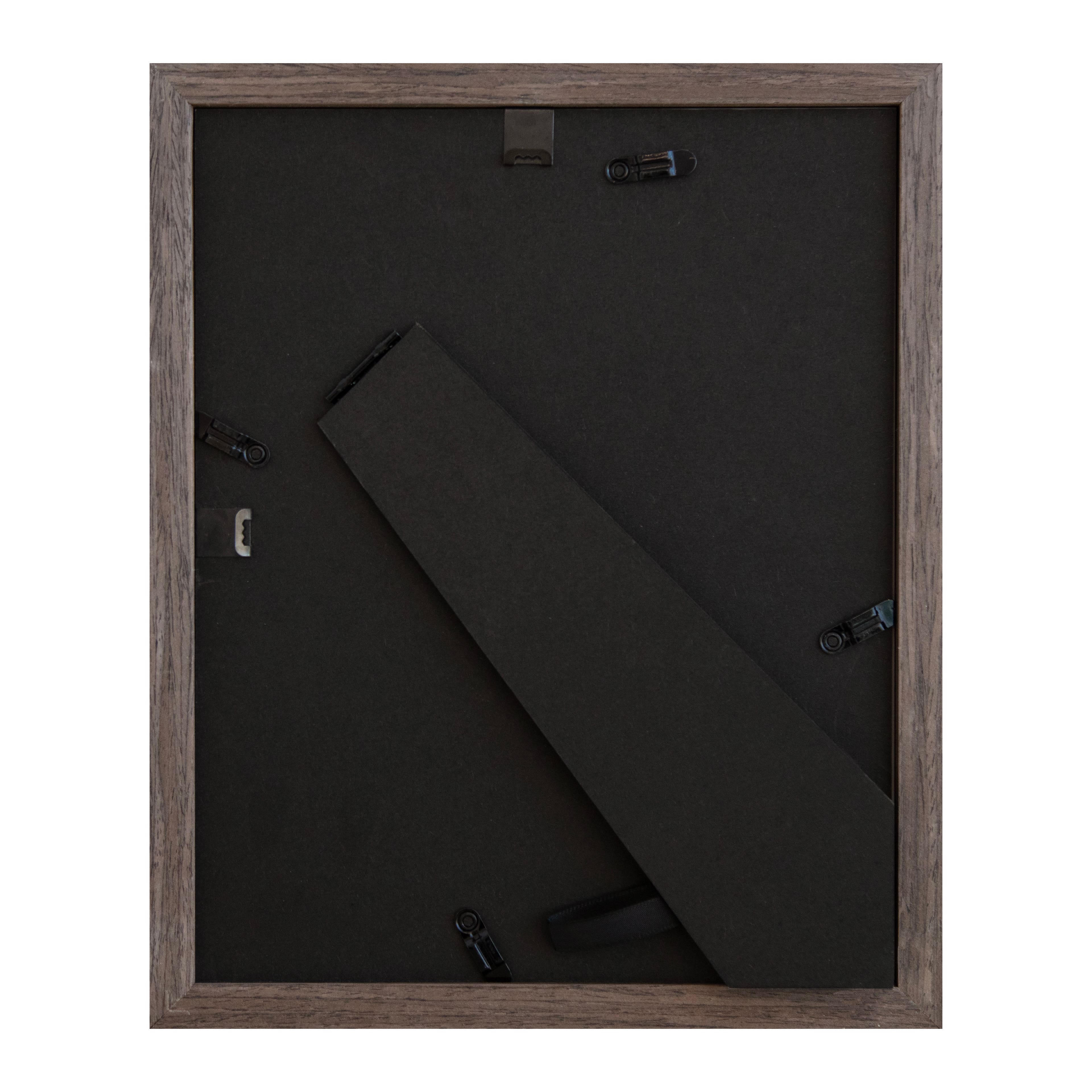 Neutral Basic Dark Brown Frame with Mat by Studio Décor®
