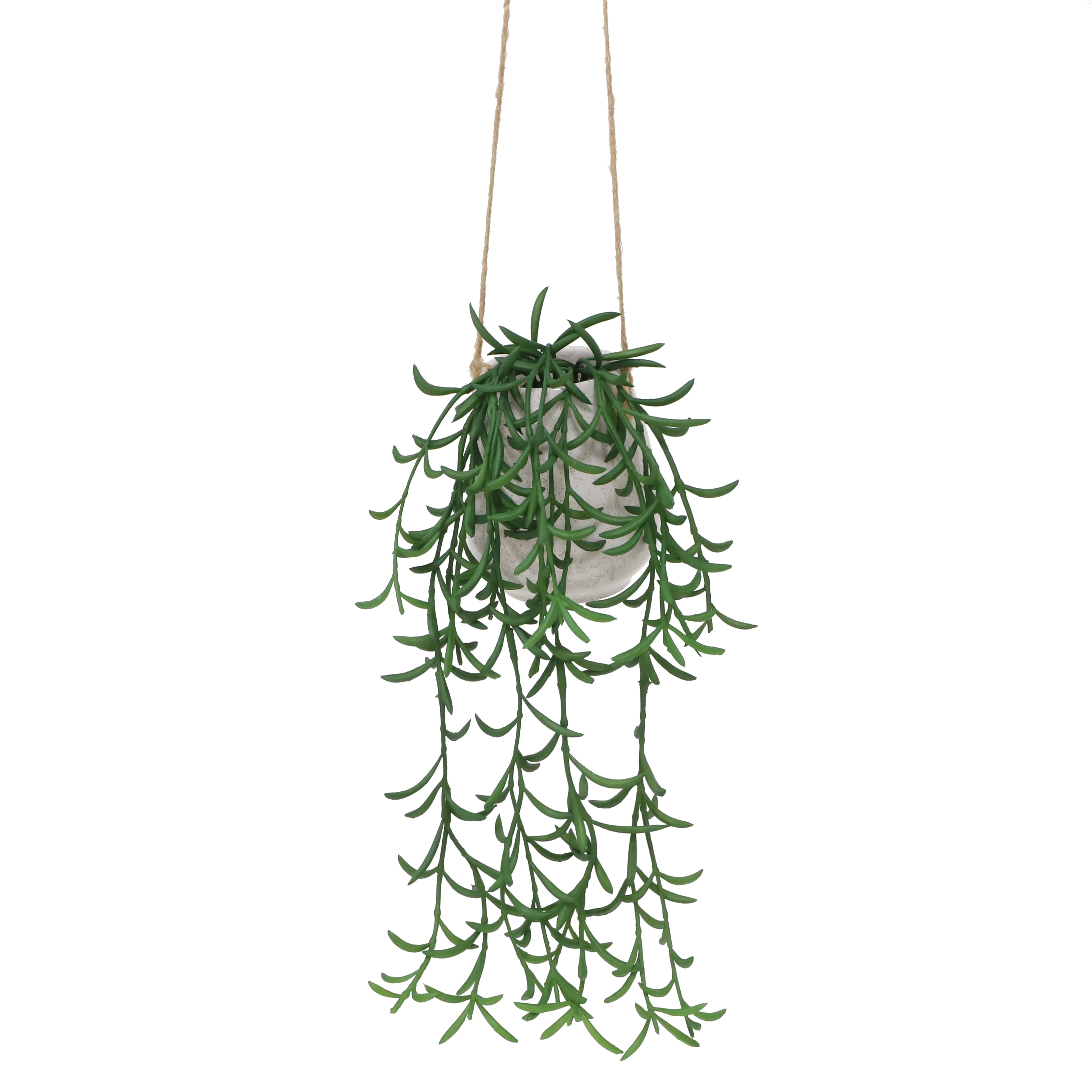 23" Hanging String of Dolphins in White Ceramic Pot by Ashland®