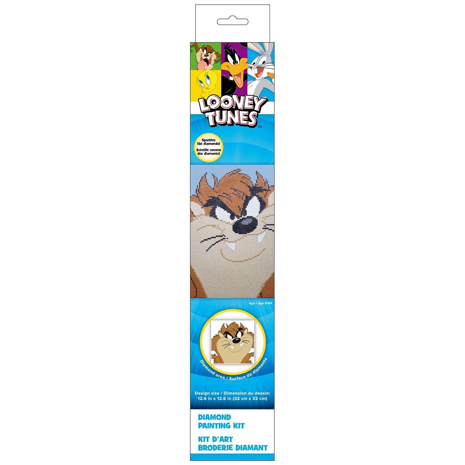 Camelot Dotz Looney Tasmanian Devil Diamond Painting Kit