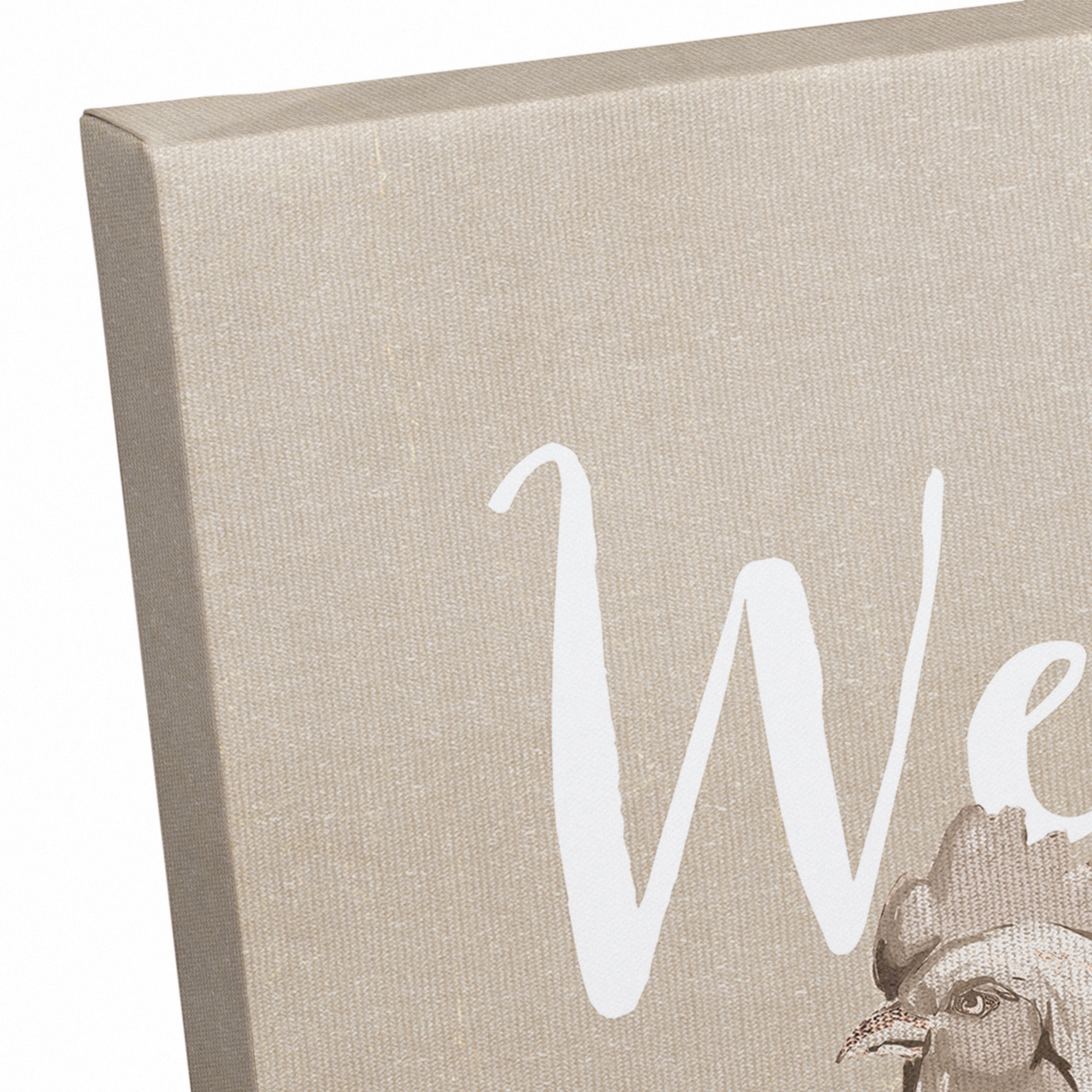 Welcome To Our Coop Canvas Wall Art
