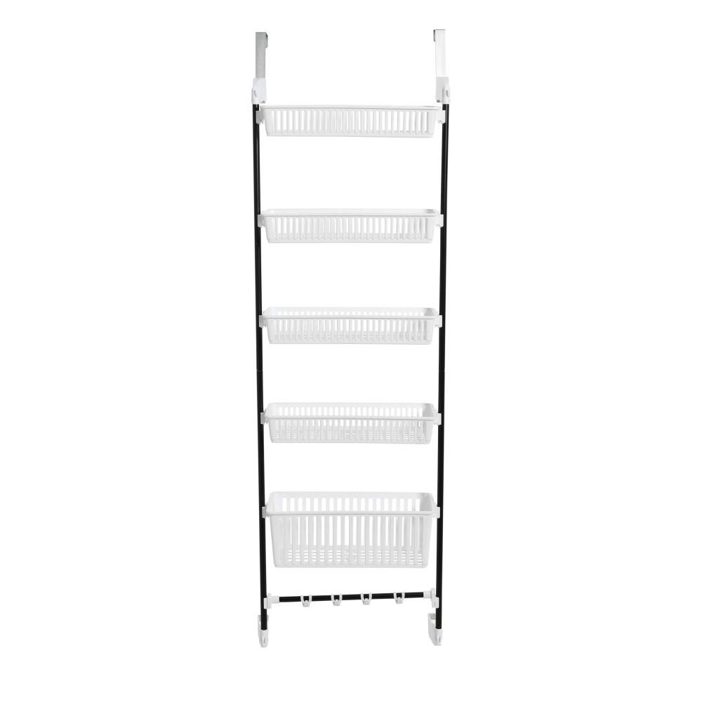 Household Essentials Over the Door Basket Storage Rack