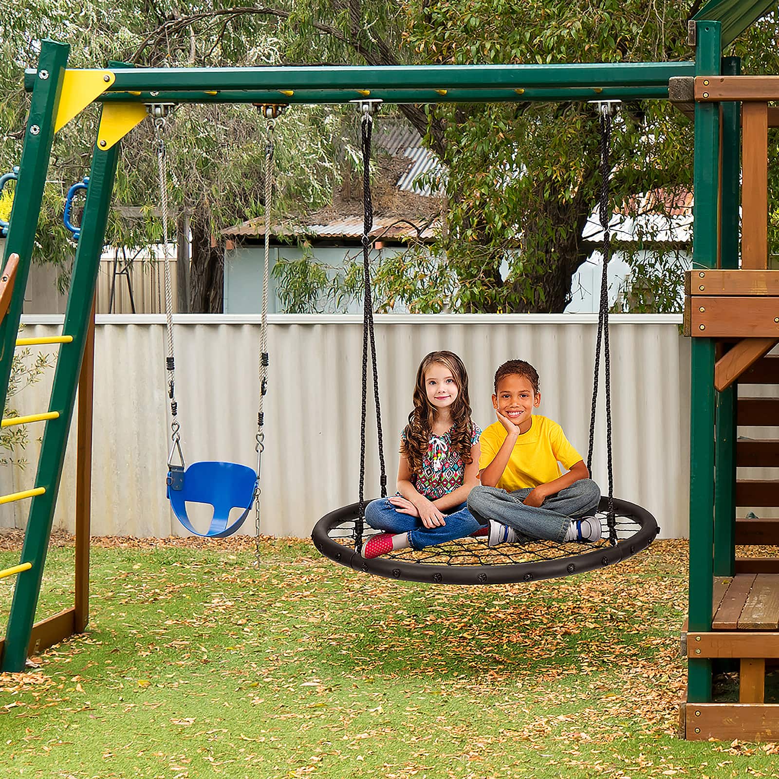 Sorbus 40" Spinner Web Net Swing